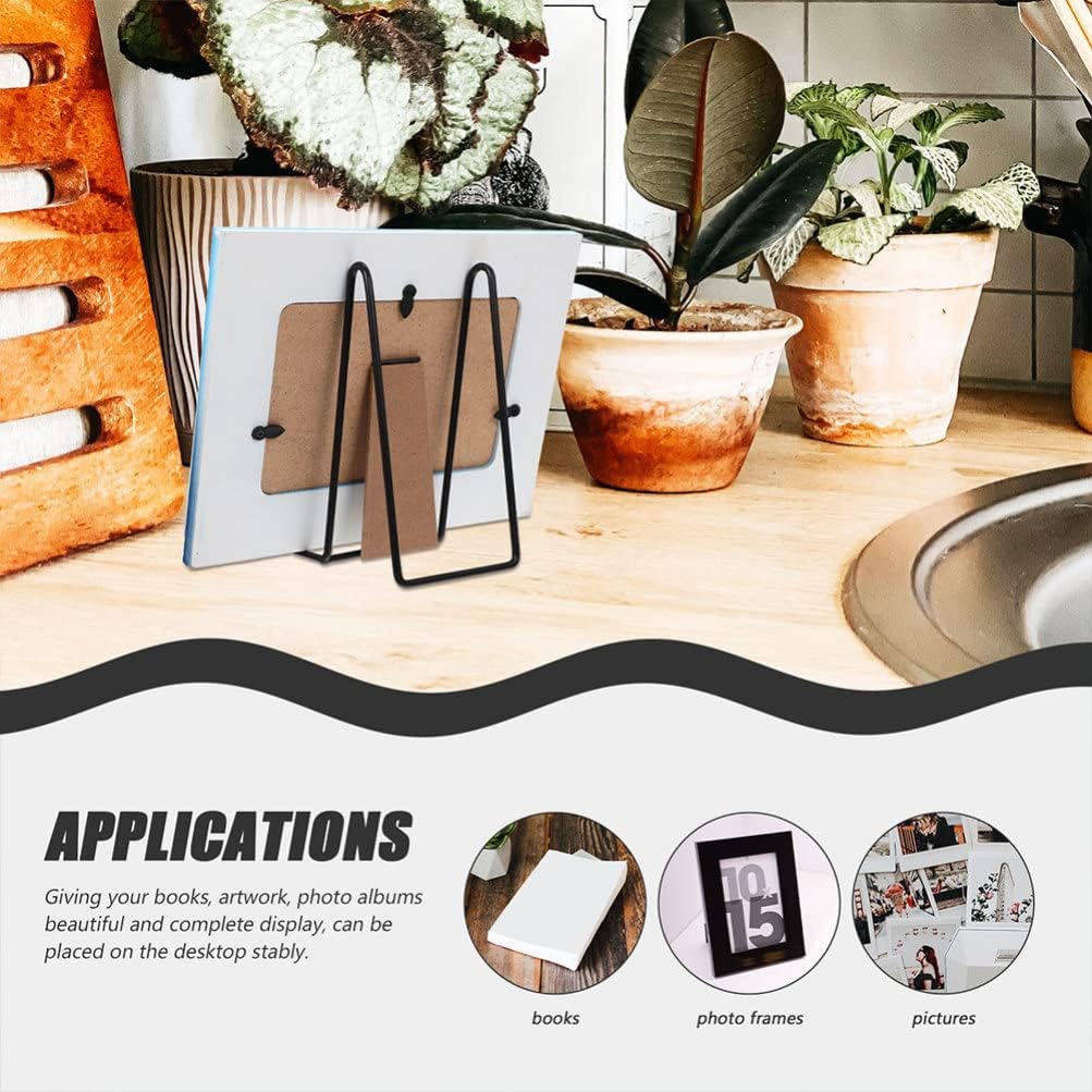 LIFKOME 5pcs Plate Stands for Display Photo Frame Holders Jewelry Display Easel for and Collections Lightweight and Non-Scratch Design