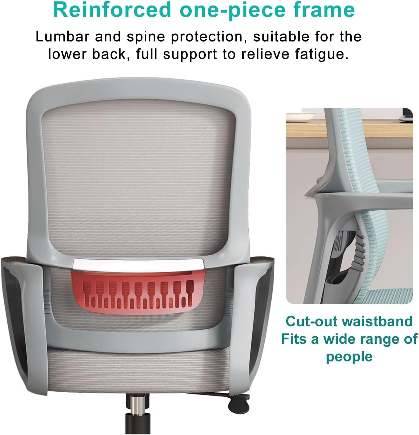 Ademende bureaustoel Mesh bureaustoel Personeelsstoel Hoge rugleuning Studiestoel Ergonomische draaistoel Lift verstelbare stoel