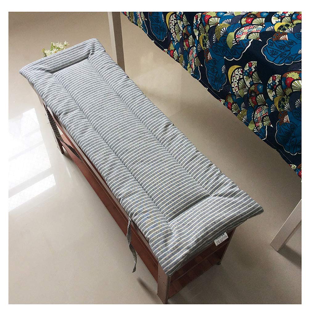 Coussin de banc confortable et fin pour éliminer la rigidité des chaises de jardin