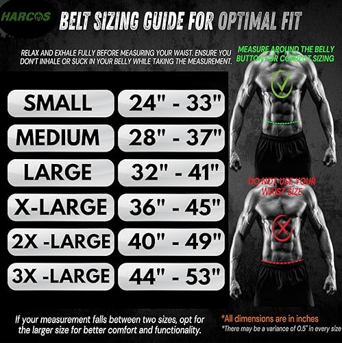Miniatura 4 de Harcos Cinturón de levantamiento de pesas de cuero de grano completo de 0.512 in para hombres y mujeres, cinturón de gimnasio de primera calidad