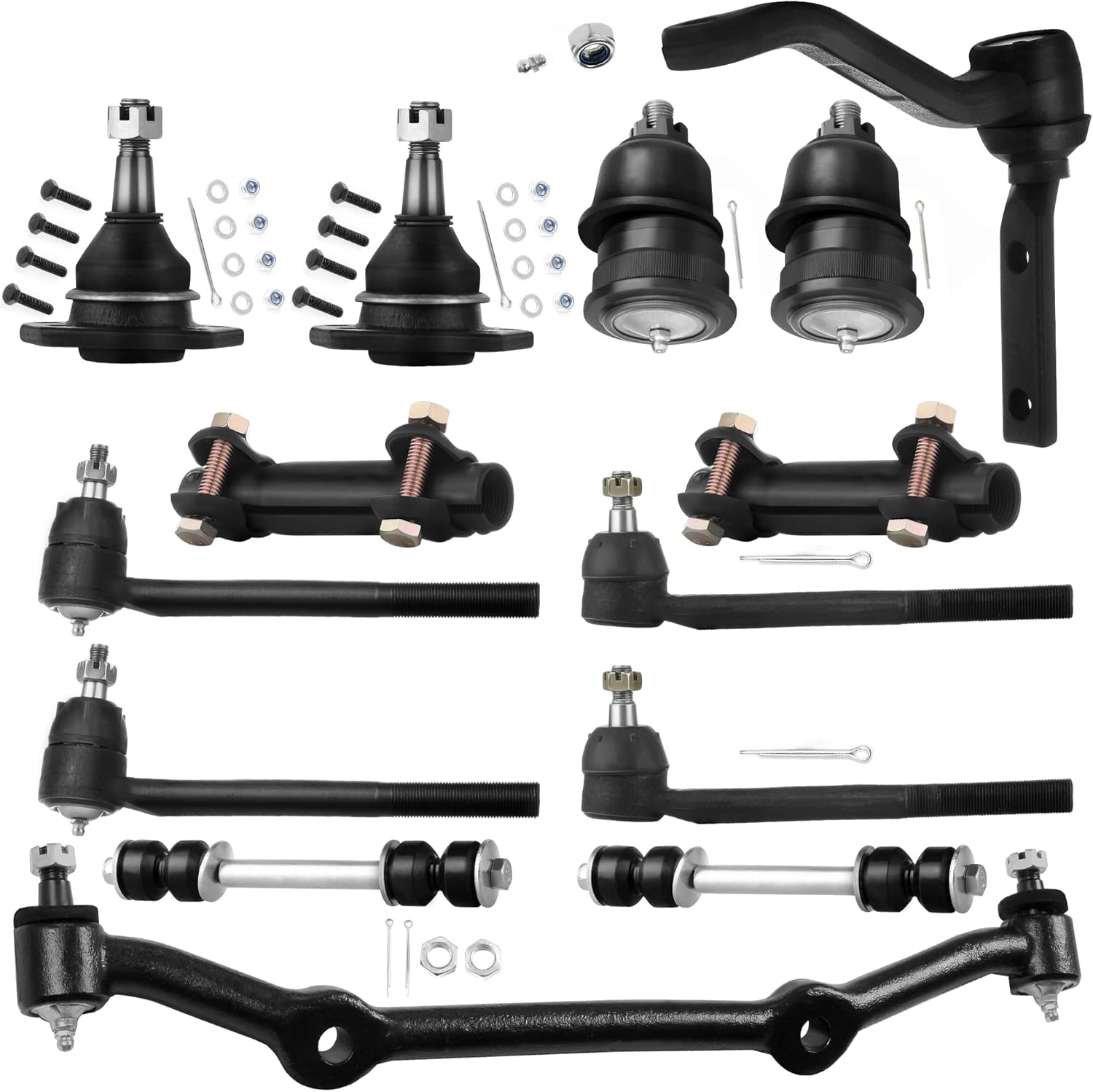 SCITOO Idler Arm Tie Rod End Sway Bar Link Ball Joint Center Link 1996-2005 For Chevrolet Blazer S10 For GMC Jimmy Sonoma For Isuzu Hombre