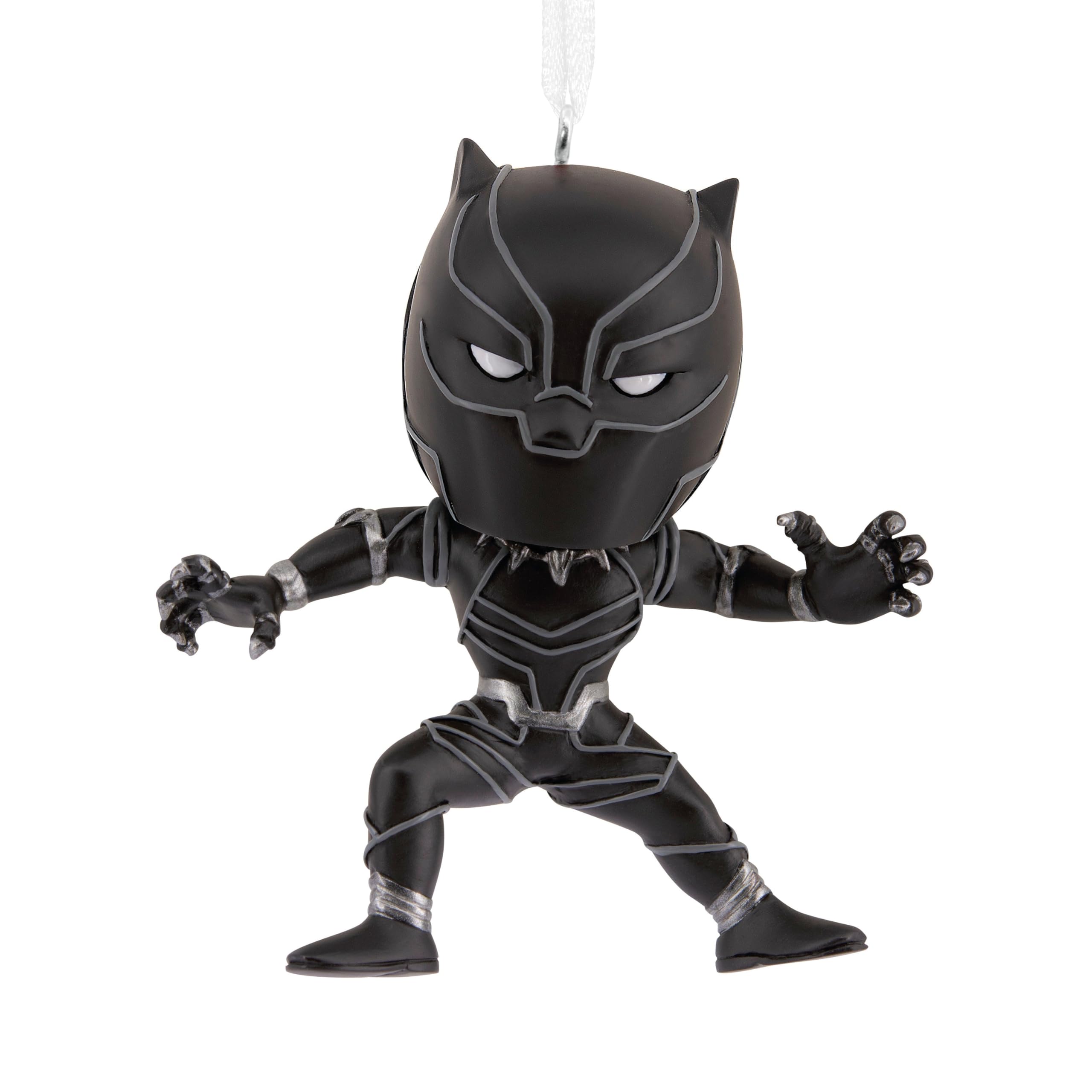 Hallmark Black Panther Keepsake Hanging Ornament, MARVEL Tree Decoration, Superhero, Black