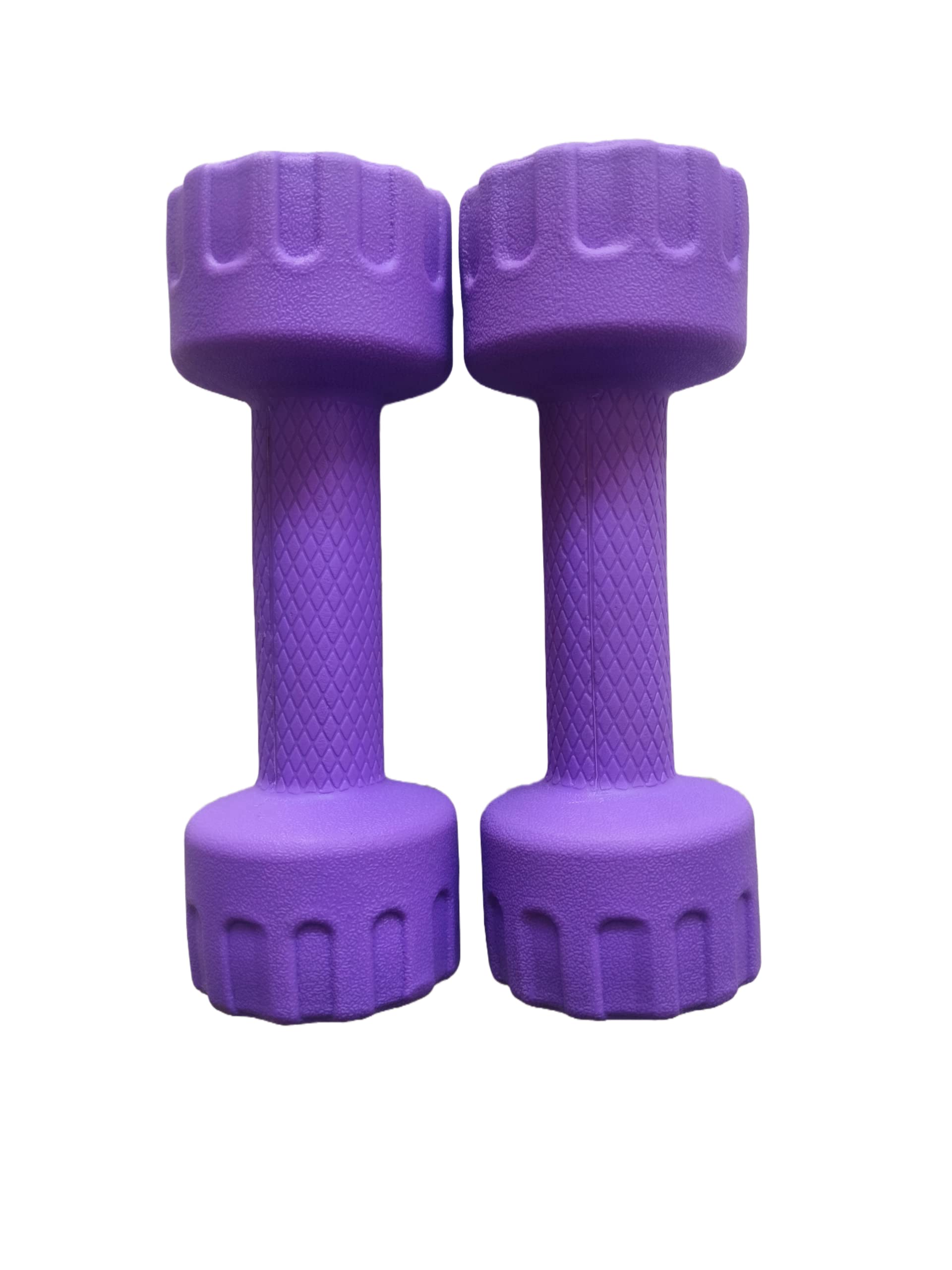 SPANCO PVC Fragrance Dumbbells Pack of 2 for Home Gym Equipment |Gym Exercise|Home Workout | Fitness Kit|Dumbbells Weights for Whole Body Workout