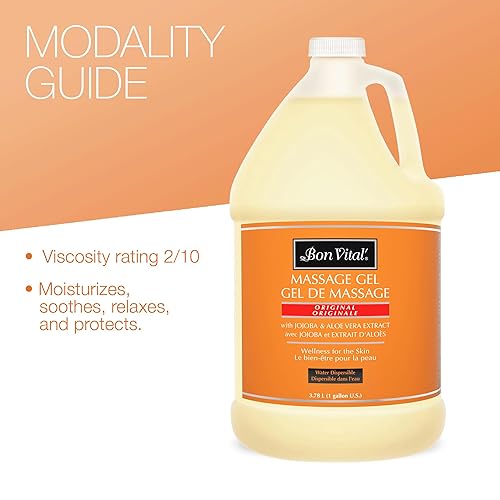 Miniatura 4 de Bon Vital' Gel de masaje original para una base de masaje versátil para relajar los músculos adoloridos y reparar la piel seca, deslizamiento