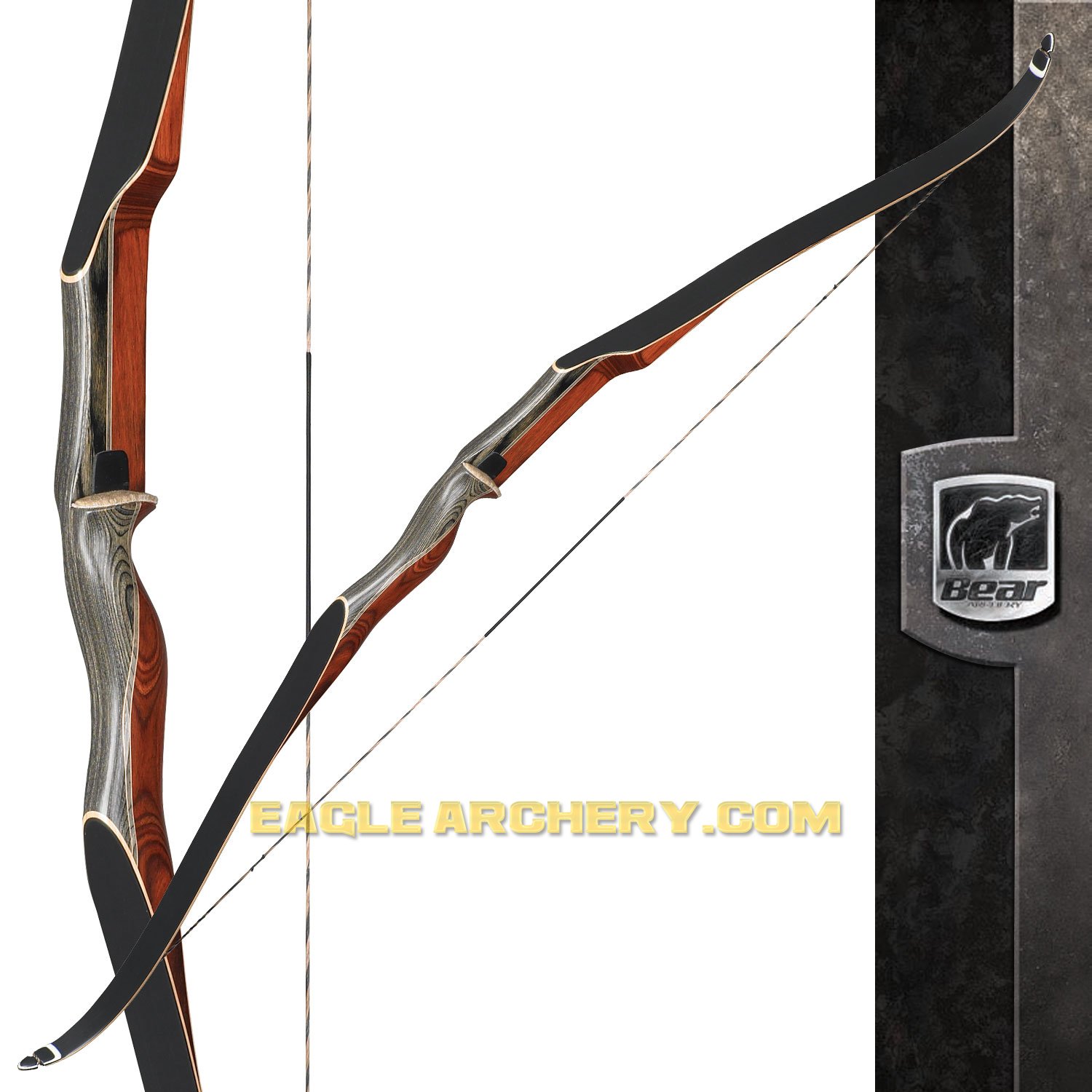 Bear Archery Super Kodiak RH 45 Black/Brown Maple