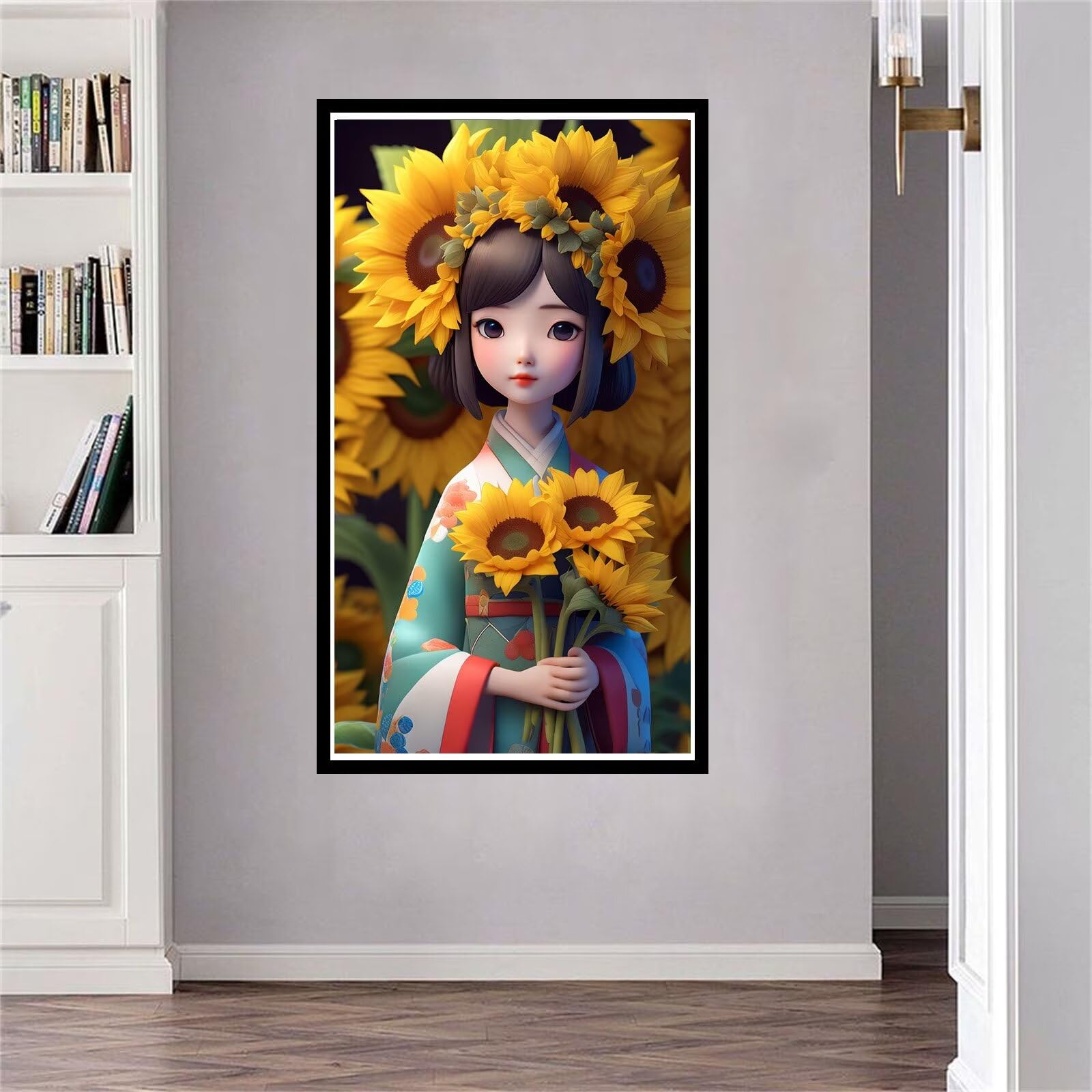 Grand Diamond Painting 5D Tournesol : Brisez l'ennui et le Stress avec le Kit A-421 100x220