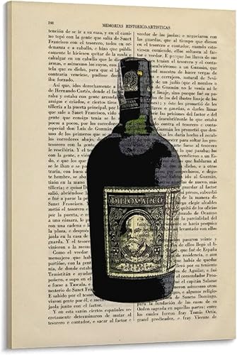 Botella de arte de Rum para decoración de cumpleaños, decoración de pared, póster decorativo de lienzo, arte de pared, póster de sala de estar, disponible en Yaxa Peru