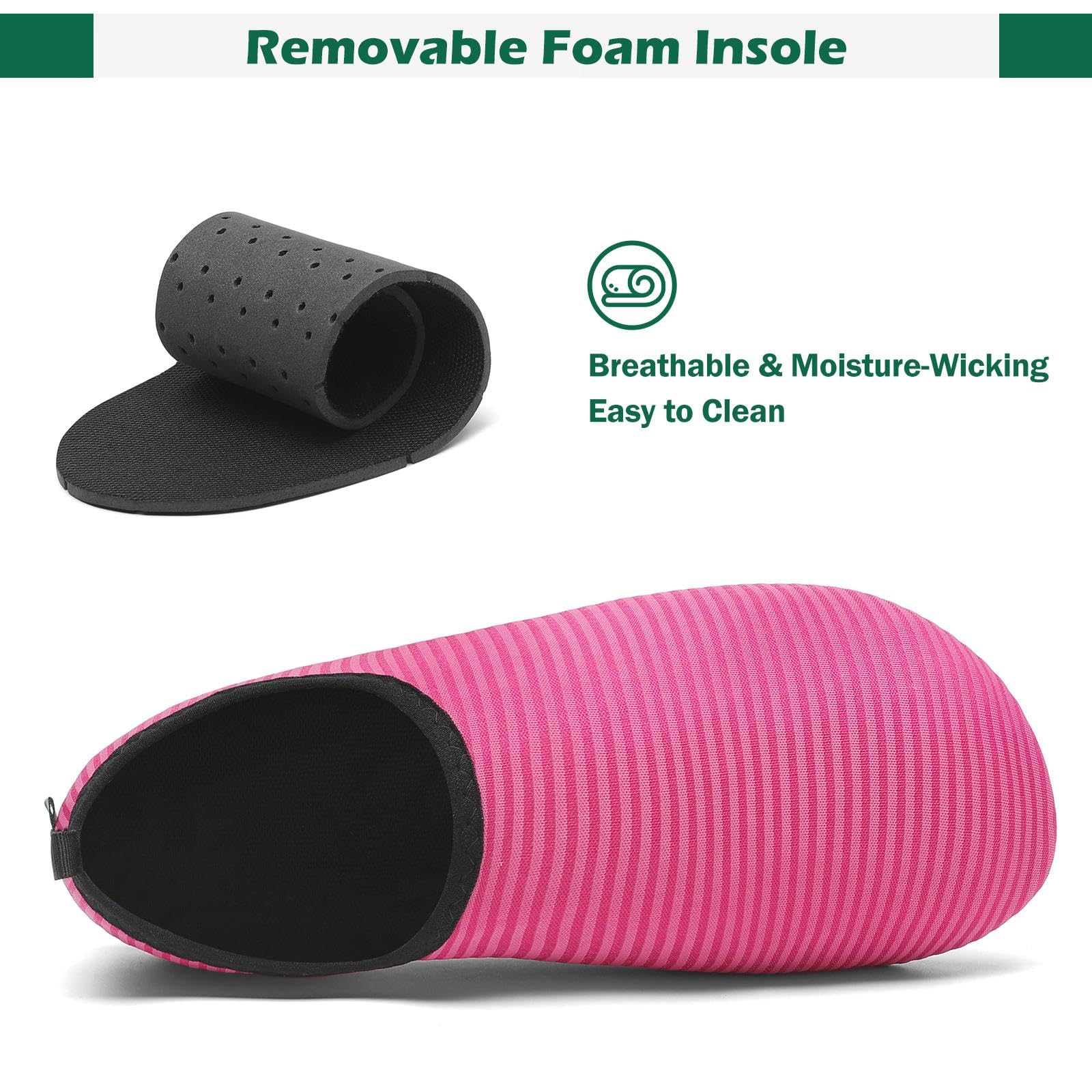 Saguaro Scarpe da Scoglio Asciugatura Rapida con 7 Fori di Drenaggio per Donna Uomo Gr.36-47