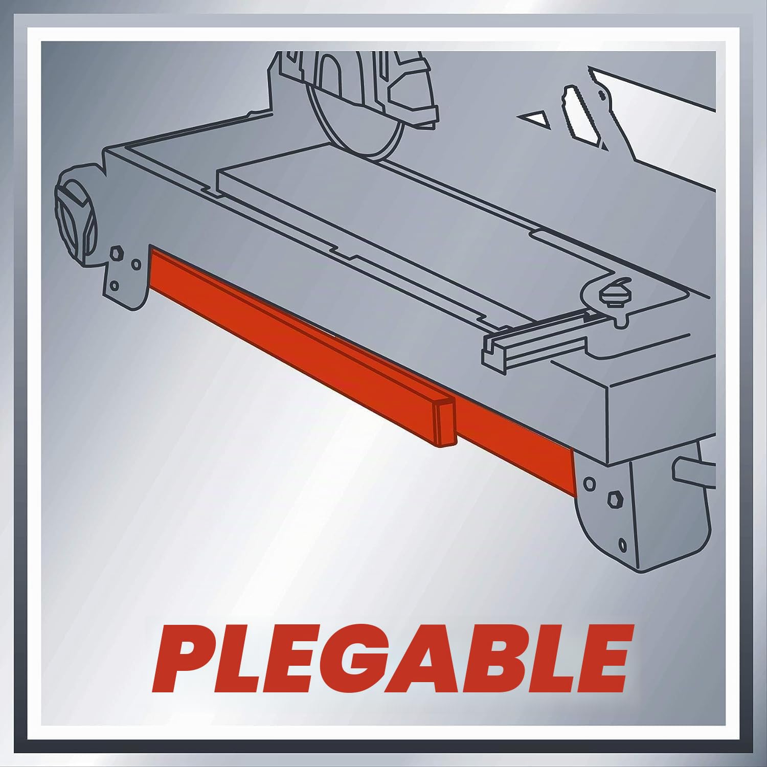 Einhell 4301220 - Mesa de corte ceramico refrigerada por agua TE-TC 920 UL Expert, 900 W, 240 V, disco de diamante 200 x 25,4 mm, rojo2