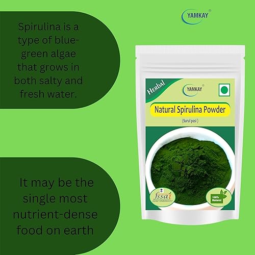 Miniatura 4 de Natural Spirulina Powder (300 GM)