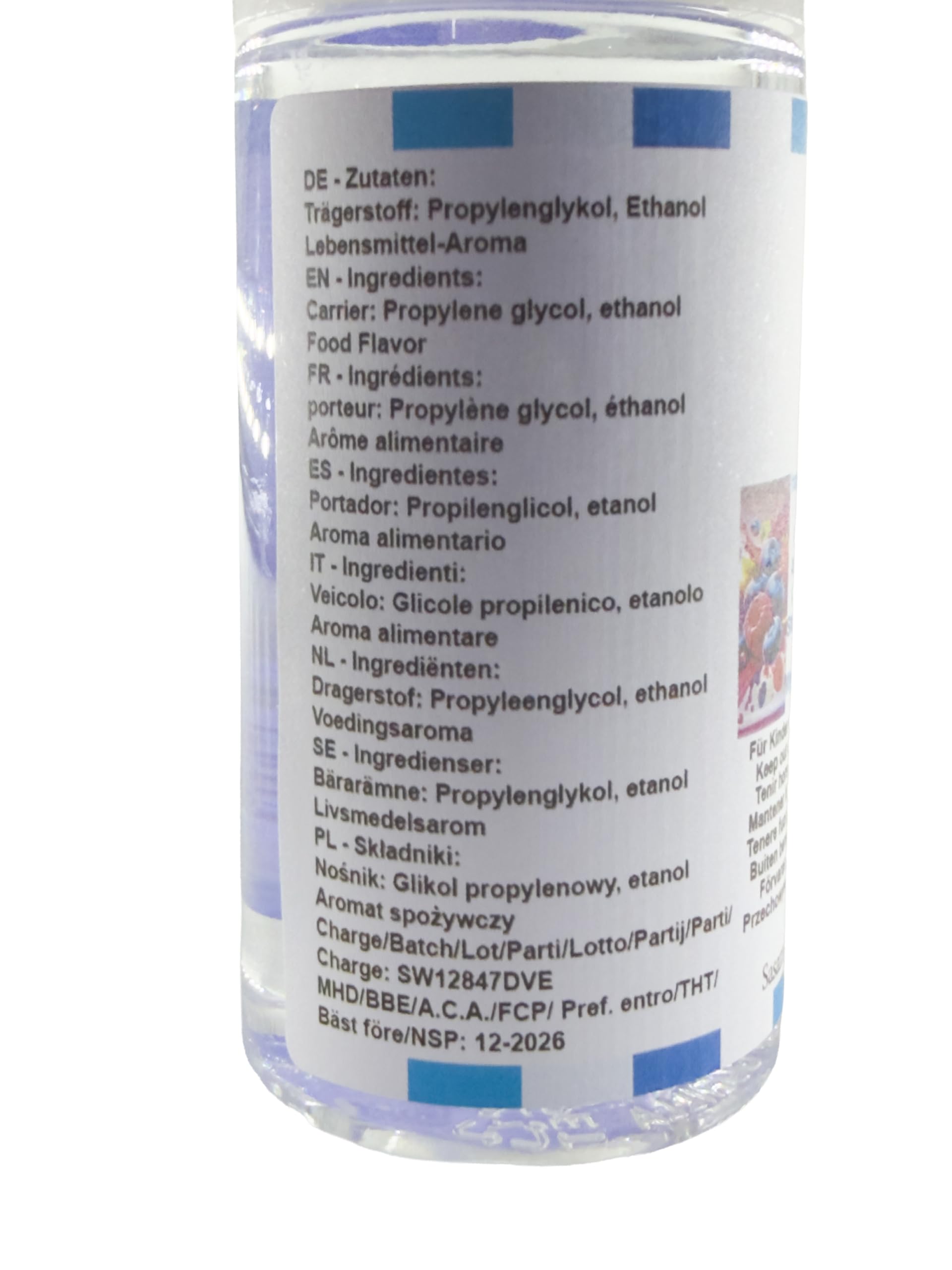 borówka malina Aromat Koncentrat - wegański - Sasami - 100ml