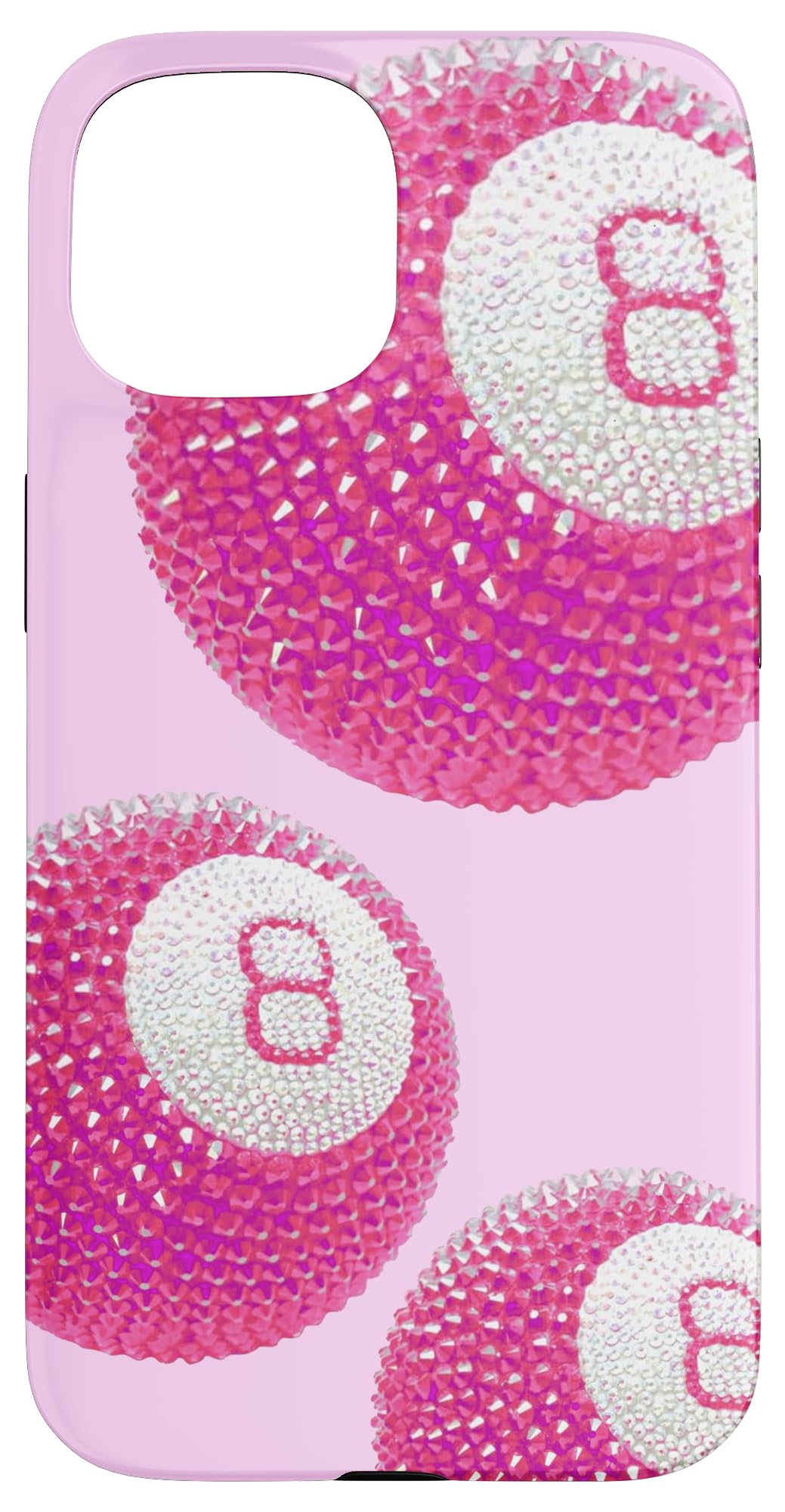 Retro Lucky Disco 8 Ball For Women Case for iPhone 15