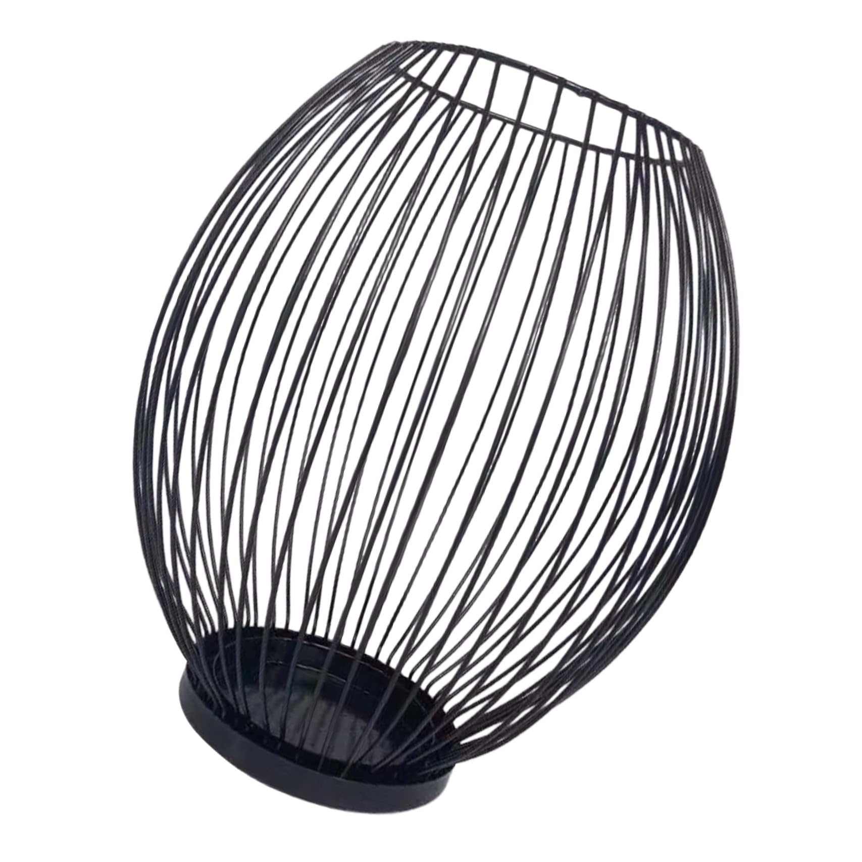 Candelabro de Hierro Forjado Negro Moderno Elegante para Mesa | Adorno Decorativo de Hierro, Estilo Estilizado, Crea Atmósfera Cálida, Adecuado para Fiesta y Hogar