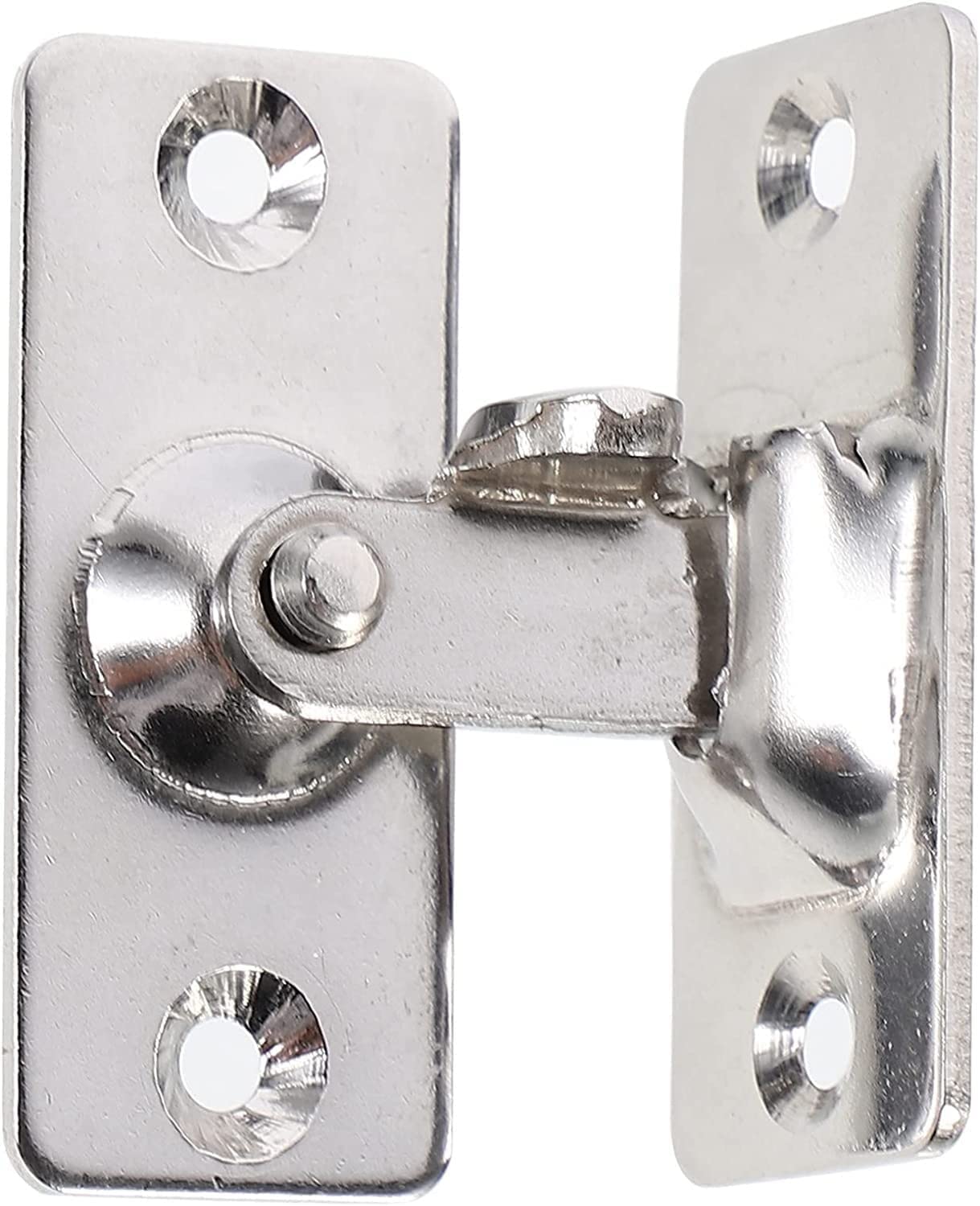 NVSFZGIYG Gate Bolt,Slide Door Lock HaspSlide Hasp,Sliding Latch Stainless Steel Right Angle Window Heavy Duty Barrel