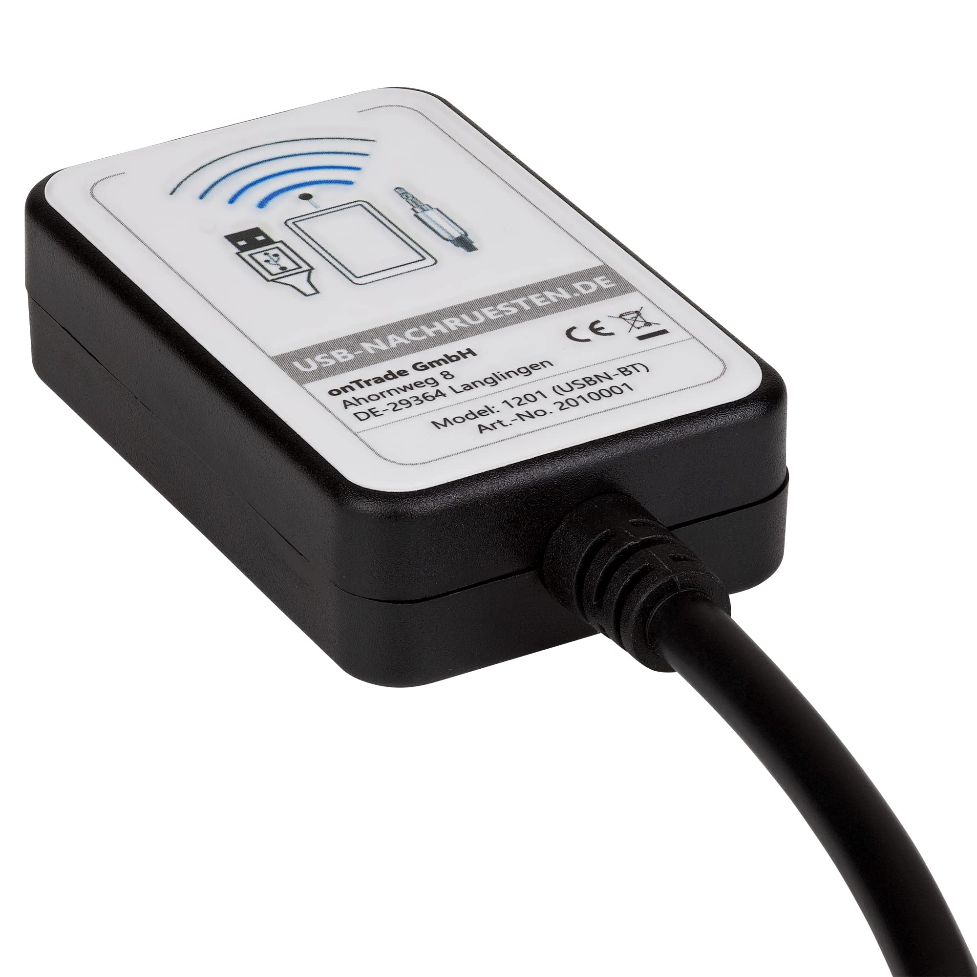 Bluetooth Adapter Musik Streaming | Plug n' Play | Super Sound | NUR mit Radios auf Fotos unten kompatibel | Audi, VW, Skoda, Seat | Festes Gehäuse