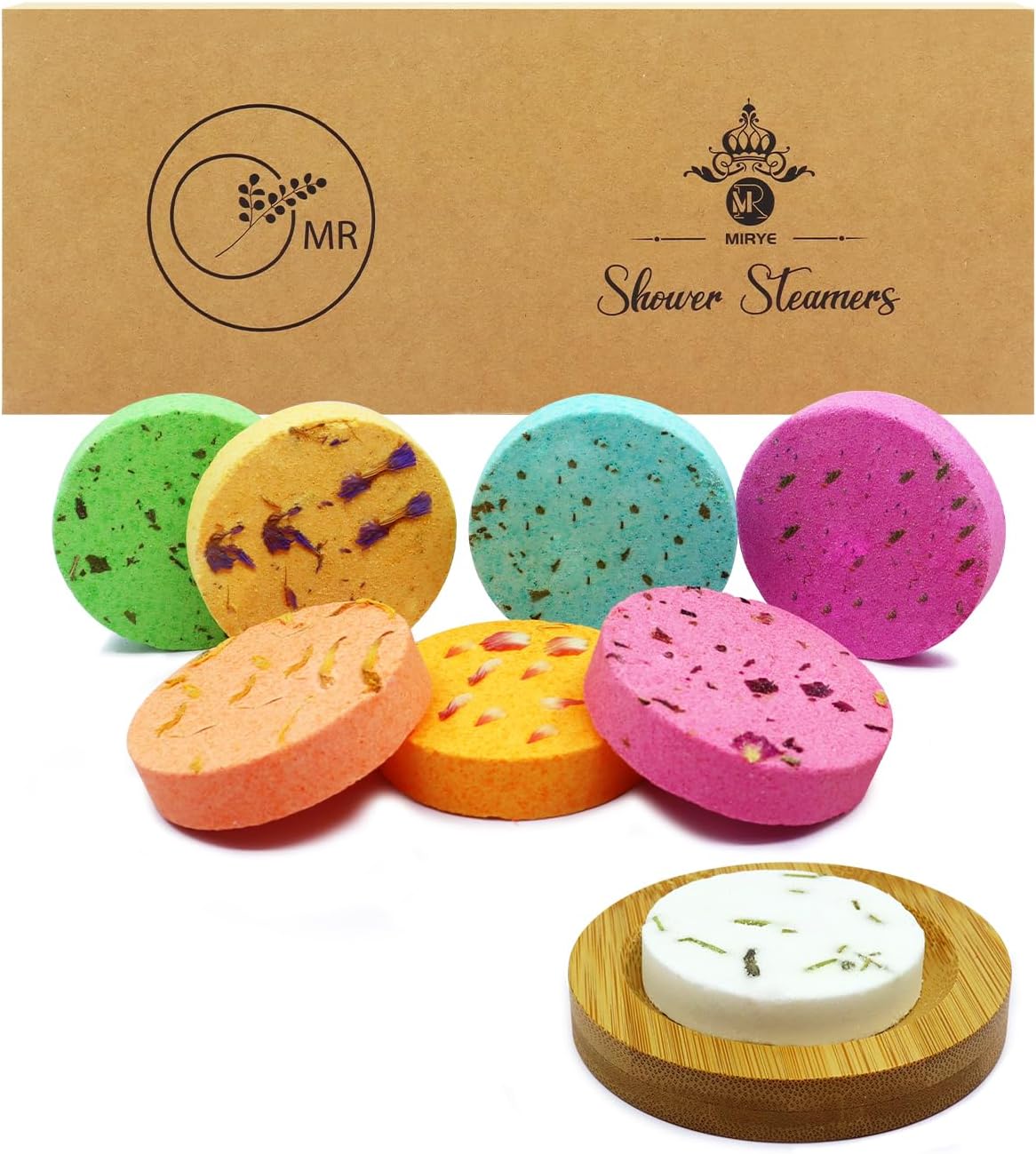 Shower Steamers Aromatherapy – 8 Pack Organic Shower Bombs with Natural Essential Oil, Self Care and Stress Relief Birthday Gifts for Women Men, Home Spa Gifts for Her Mom Wife, w/Tray Shower Steamers Aromatherapy – 8 Pack Organic Shower Bombs with Natural Essential Oil, Self Care and Stress Relief Birthday Gifts for Women Men, Home Spa Gifts for Her Mom Wife, w/Tray