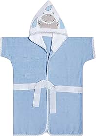 Papi Textil Roupão Felpudo Papi Friends C/Capuz Bord. De 1 A 4 Anos Contem 01 Un