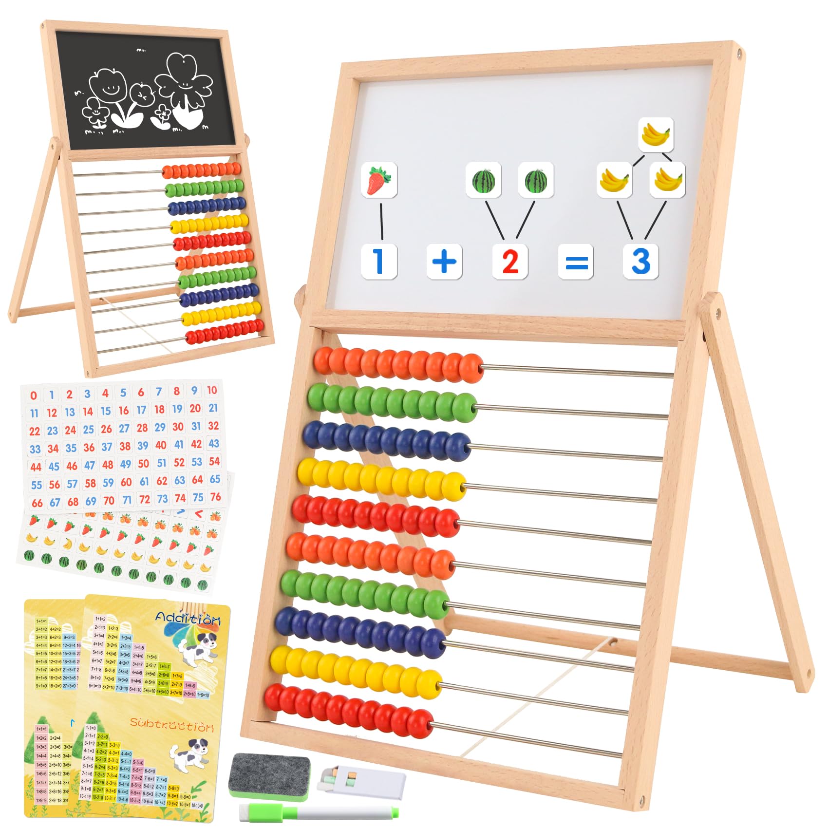Ranqibo Double-Sided Abacus