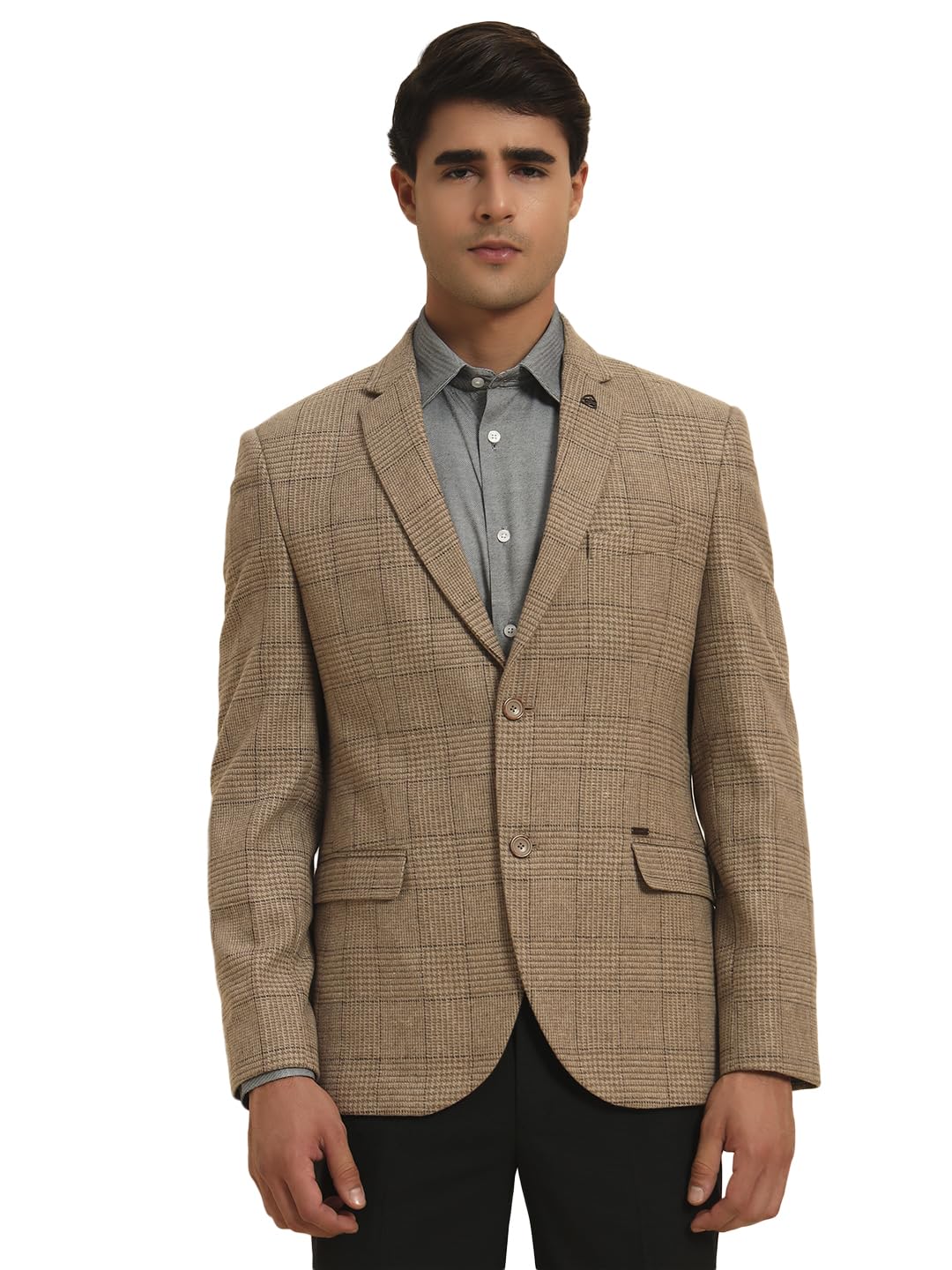 cantabil Men's Checkered Winter Wear Smart Fit Blazer (P_MBZF00158)-picture-44