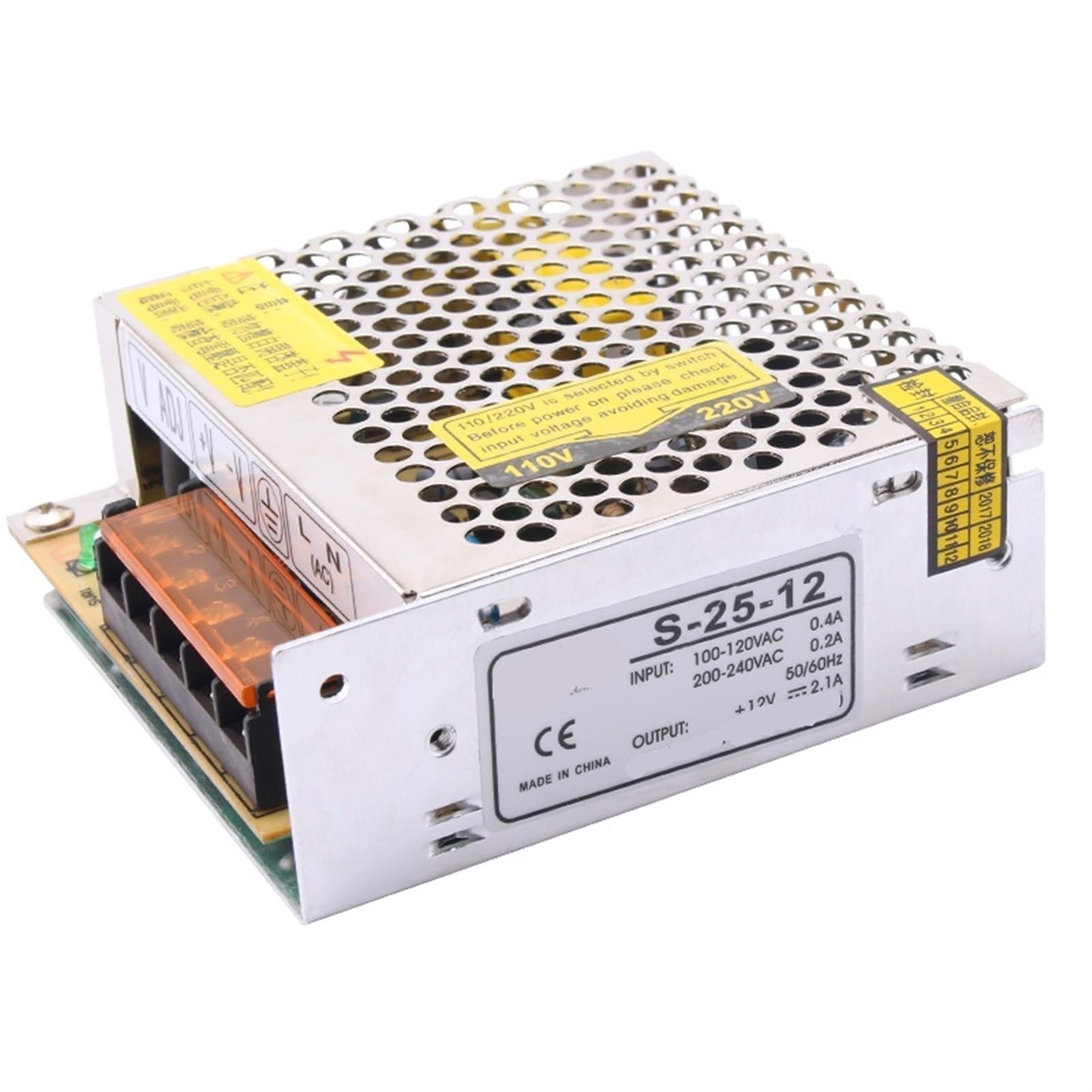 Alimentation à découpage 25W tension stable 12V pour circuits - 7