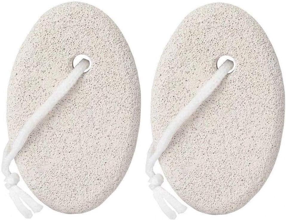 Spanking Beauty Pumice Stone Natural Lava Pumice Stone for Feet/Hand, Small Callus Remover/Foot Scrubber Stone for Men/Women (2 Pcs Pumic Stone Medium Size Multicolor)
