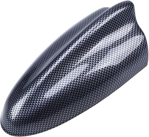 Miniatura 5 de Possbay Antena universal de aleta de tiburón para coche, antena de señal de radio AMFM para auto, SUV, camión, todoterreno, con base adhesiva (fibra