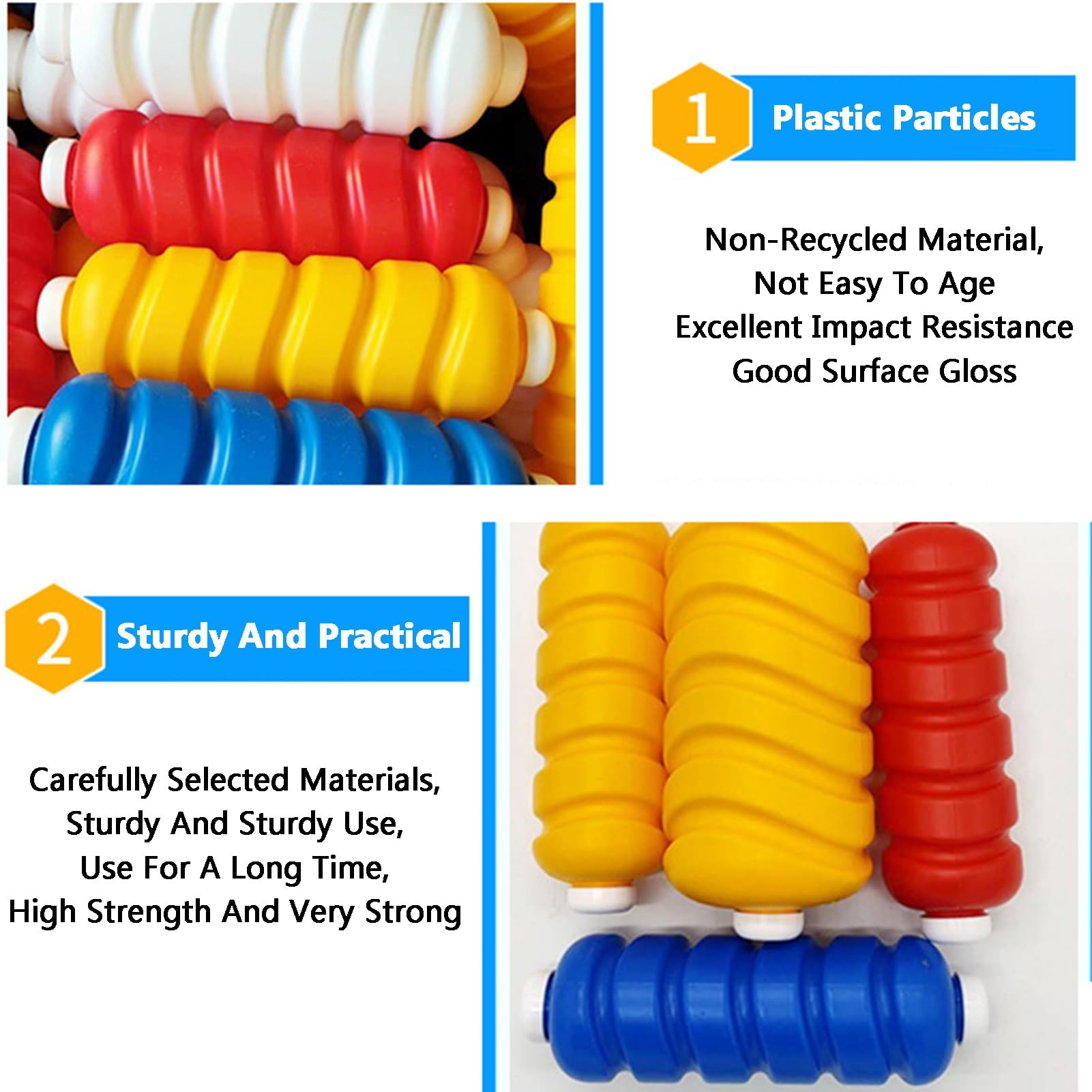 Generico Corda divisoria Galleggiante per Piscina da 3,3-82 Piedi - Linea di Sicurezza Anti-Onda in Nylon Resistente per l'allenamento al Nuoto, Accessorio Ideale per Piscina per Bambini e Adulti