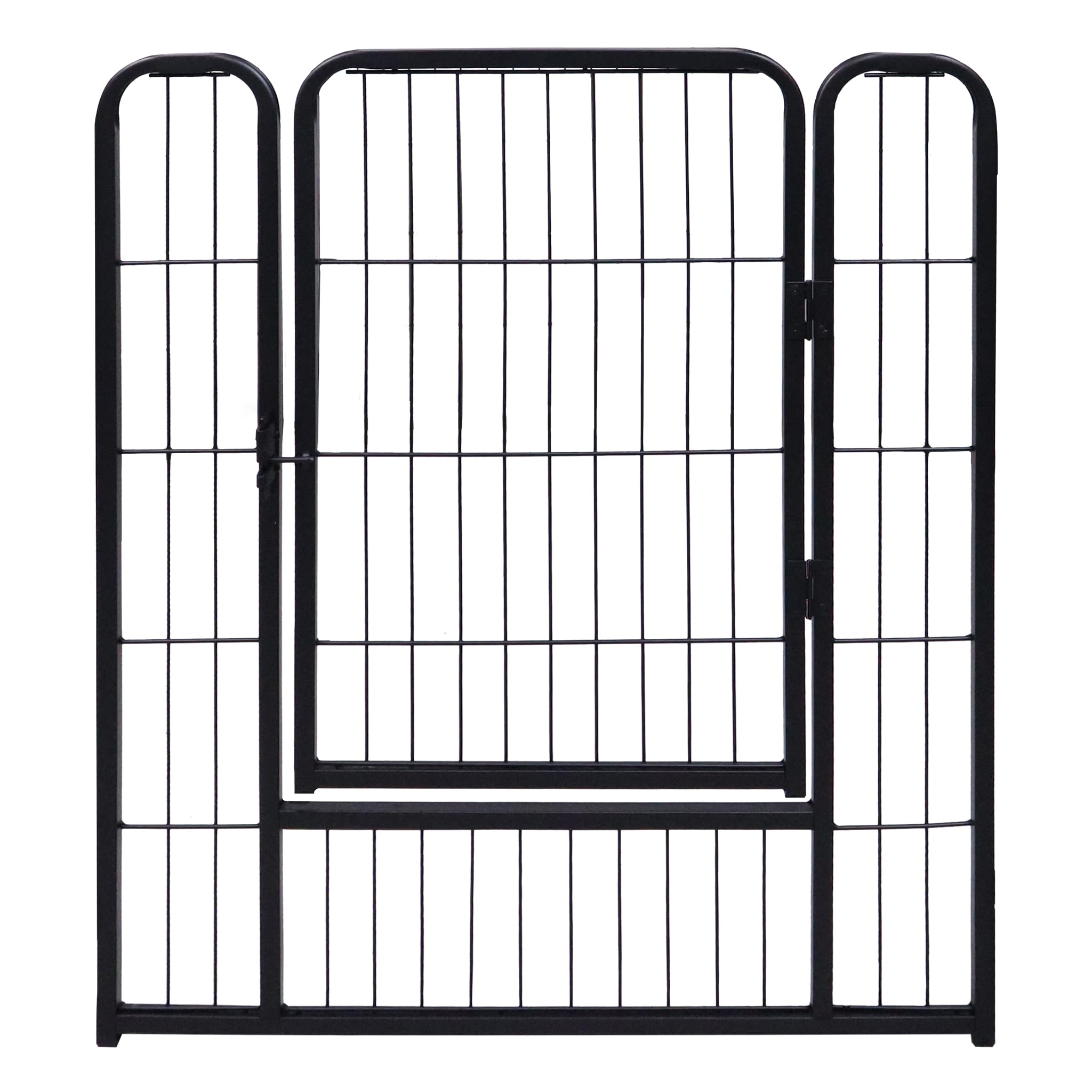 Welpenlaufstall Pet, Freilaufgehege Hund mit automatischer Verriegelung, Metall Faltbare Freigehege mit 2 Tür, 16 TLG. 65x80 cm
