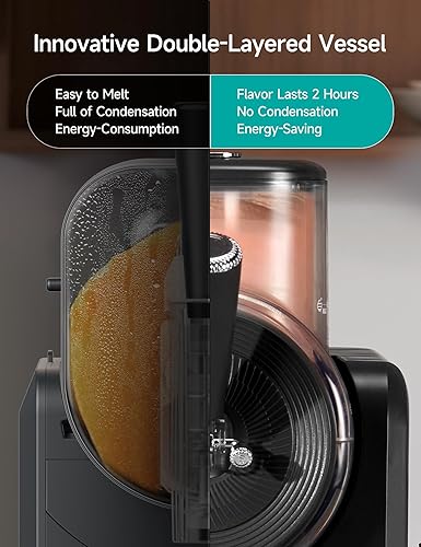 Miniatura 6 de HiCOZY Máquina de granizado F3 y máquina de helado de servicio suave, no necesita hielo, autolimpieza, 5 ajustes preestablecidos para servicio