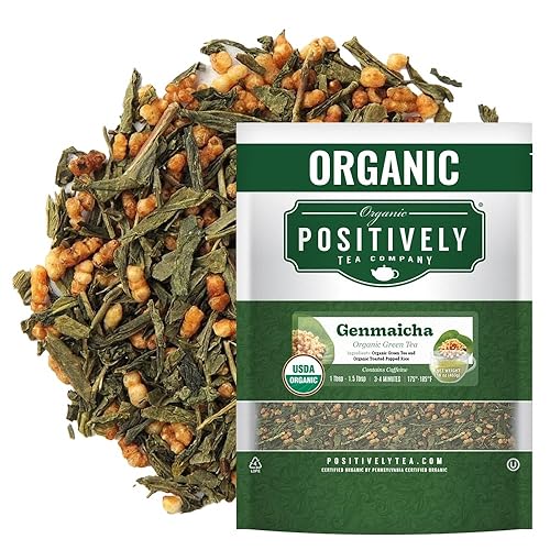 Vista 19 de Organic Positively Tea Company, Dragonwell, té verde, hoja suelta, 4 onzas