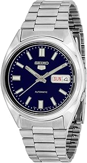 5 Automatic Blue Dial 38mm Stainless Steel Men's Watch SNXS77