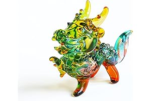 H&D Hyaline & Dora Crystal Glass Dragon Figurine Collectible