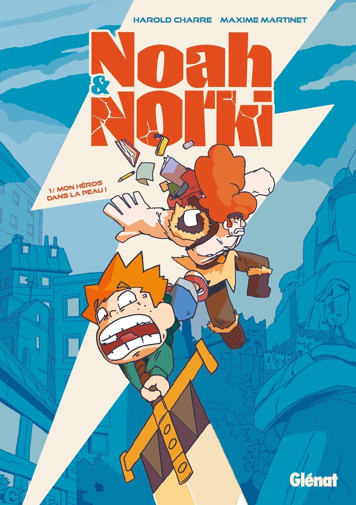 Noah et norki,01:mon heros dans la peau -  Martinet - Glénat - cartonné - Bande dessinée jeunesse