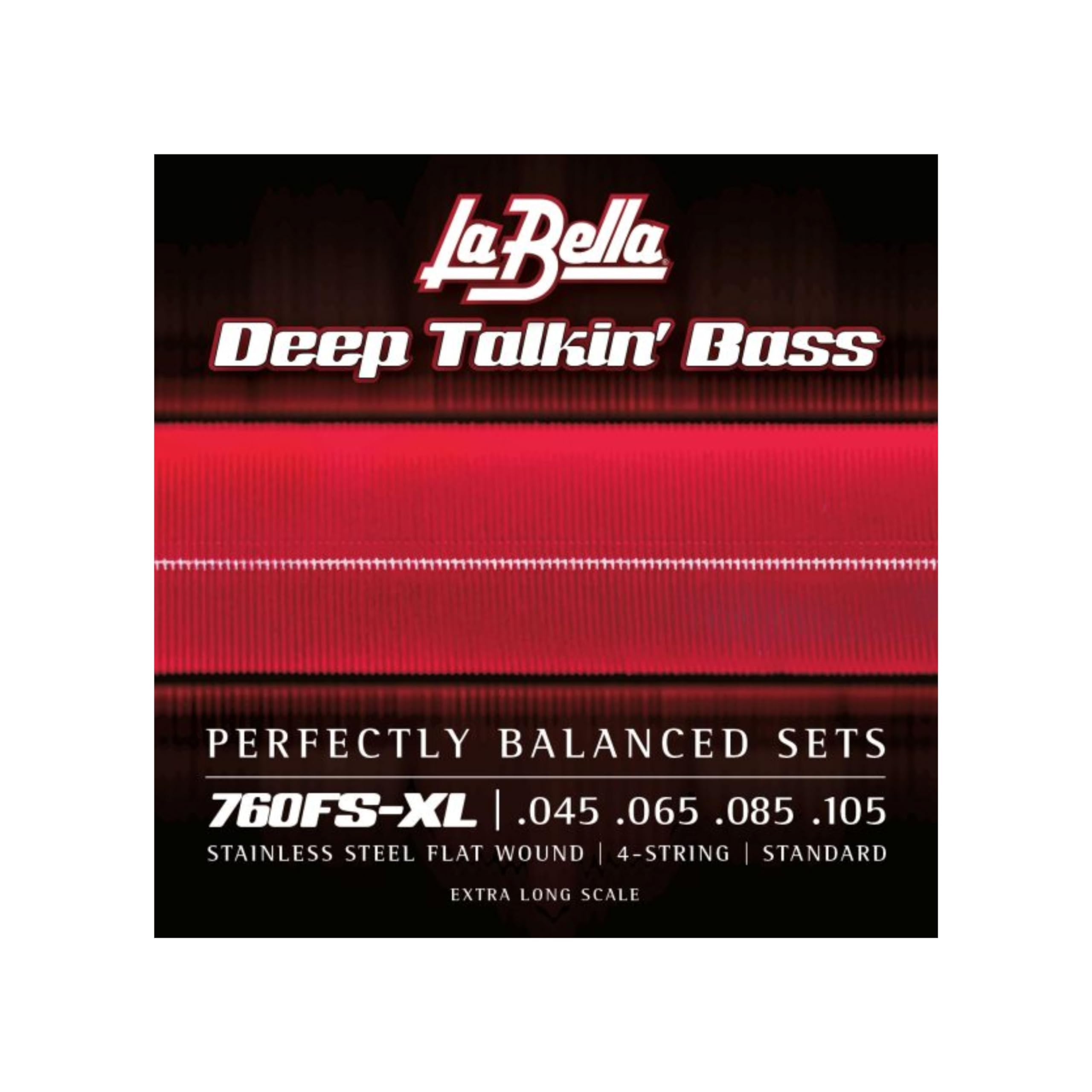 760FS Deep Talkin' Bass Flatwound Bass Strings - Extra Long