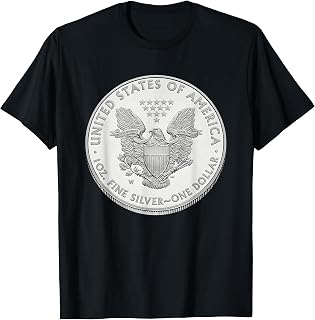 American Eagle Silver Coins T-Shirt T-Shirt