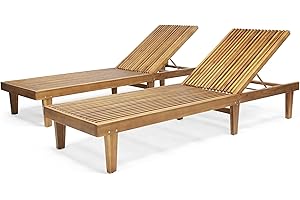 Christopher Knight Home Outdoor Teak Lounge Chaise