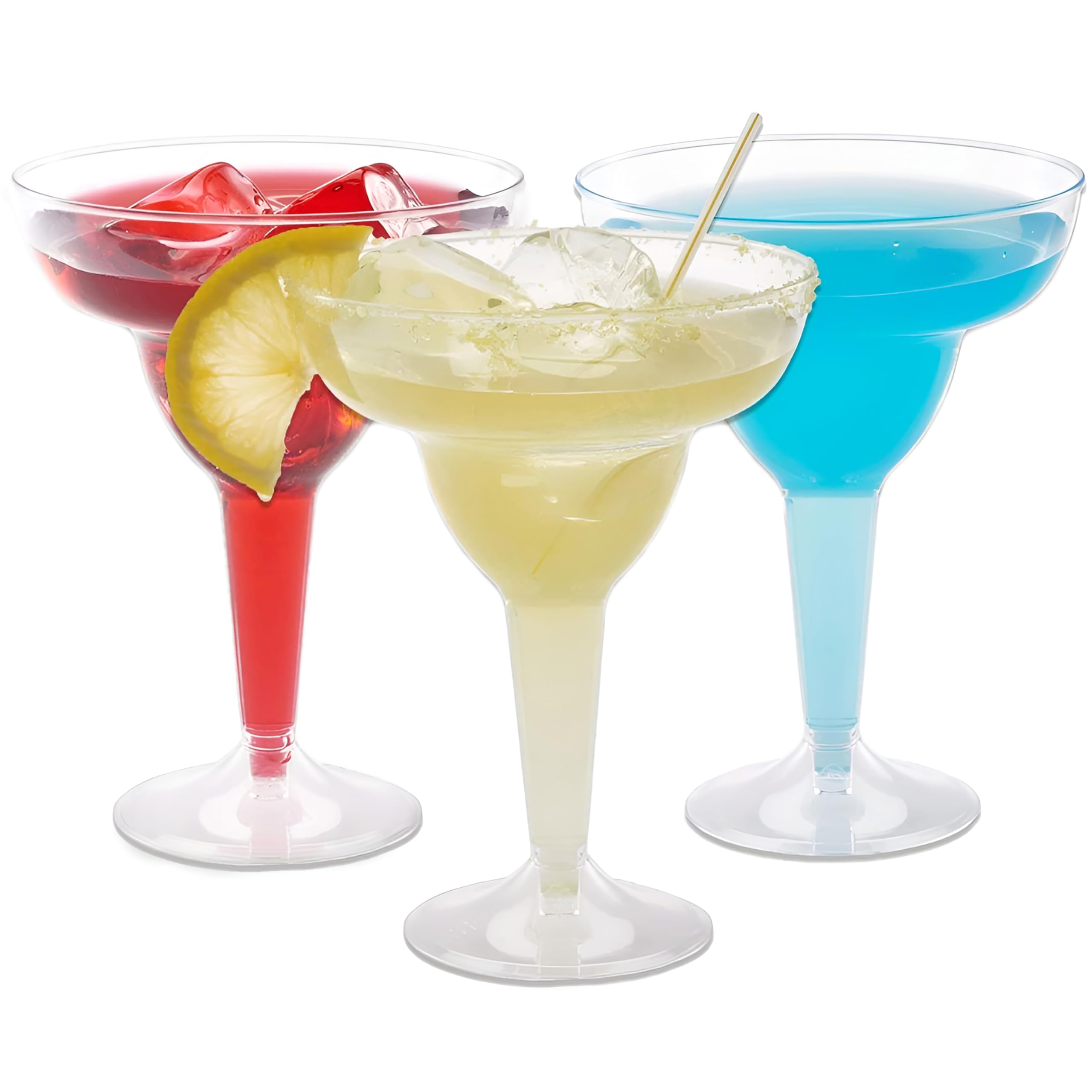 Ywmigl 12 Pcs Plastic Margarita Glasses 12 Oz Margarita Cups Mexican Theme Party Decorations Martini Glasses Bulk Cocktail Glass For Wedding Mexican Theme Carnivals - View #9