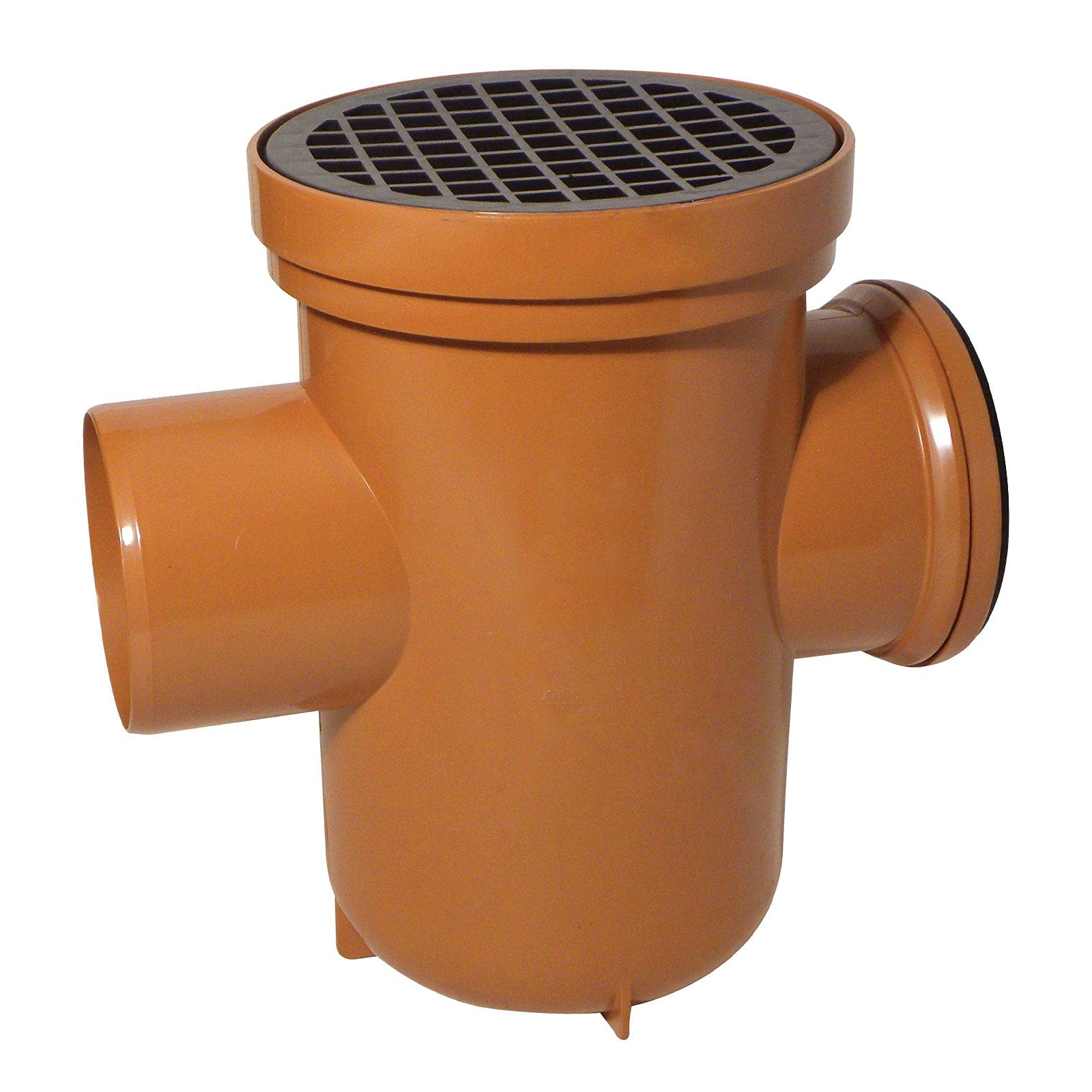 Bottle Gully (Rear Inlet) 110mm Underground Drainage Pipe Fittings Bend Trap Gulley Socket Grid Coupler