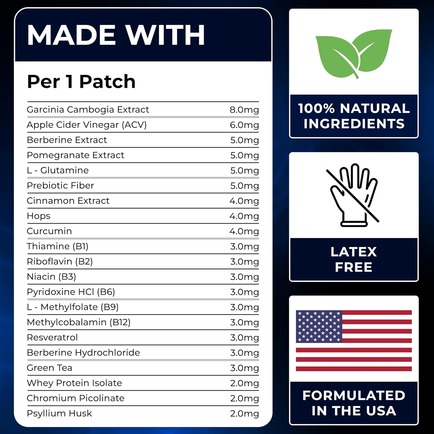 Monier Glp-1 Patches For Women &Amp; Men | Glp1 Patch With Berbe...