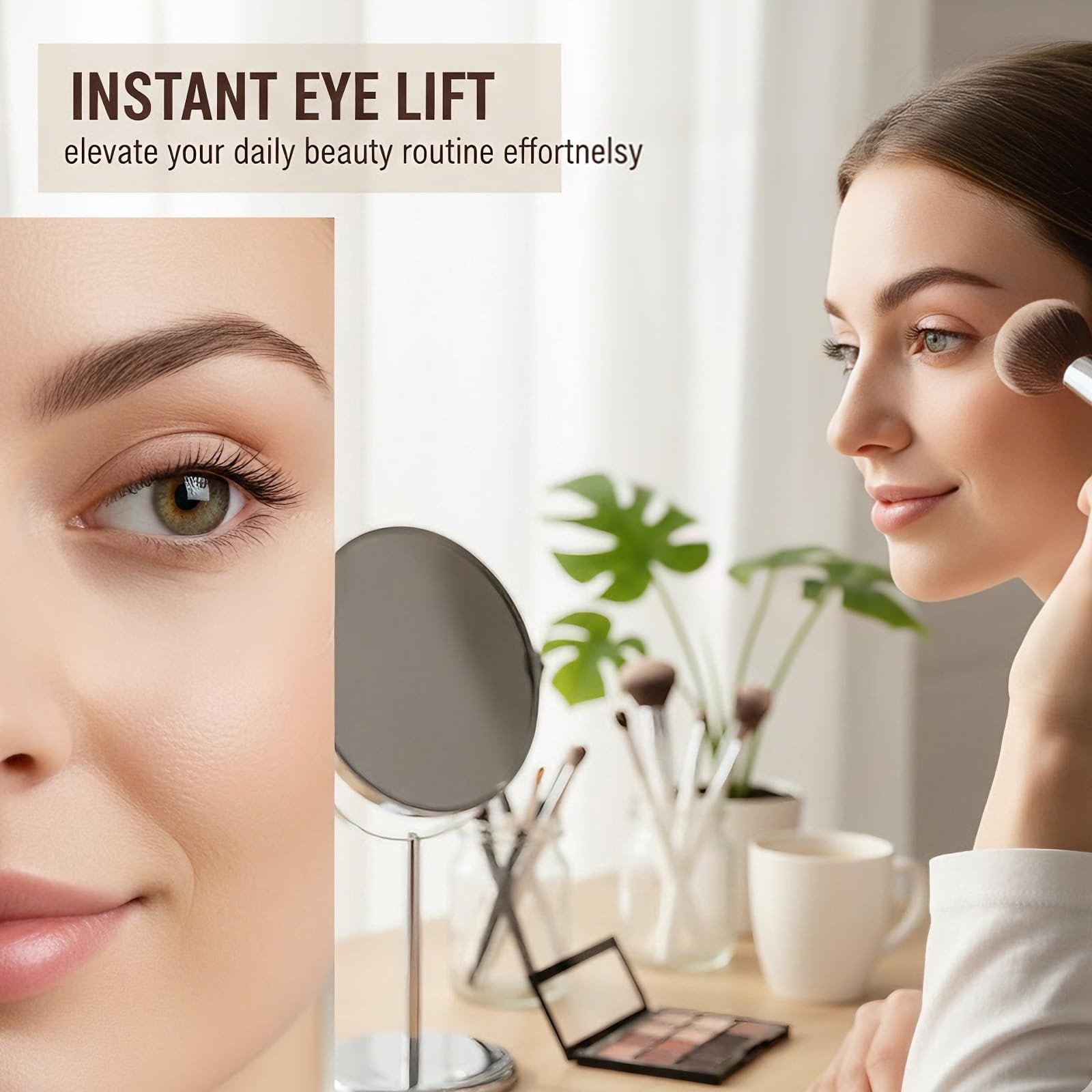 486 Piezas Cintas para Párpados, Remedio Pegatinas para Párpados Caídos, Pegatinas de Párpados Dobles, Cintas para Lifting de Párpados Invisibles para Unos Ojos Radiantes, Con 2 herramientas