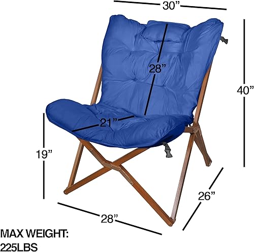 Miniatura 3 de Zenithen Silla plegable de mariposa de madera portátil para interiores, perfecta para leer, estudiar, jugar, adecuada para dormitorios, dormitorios
