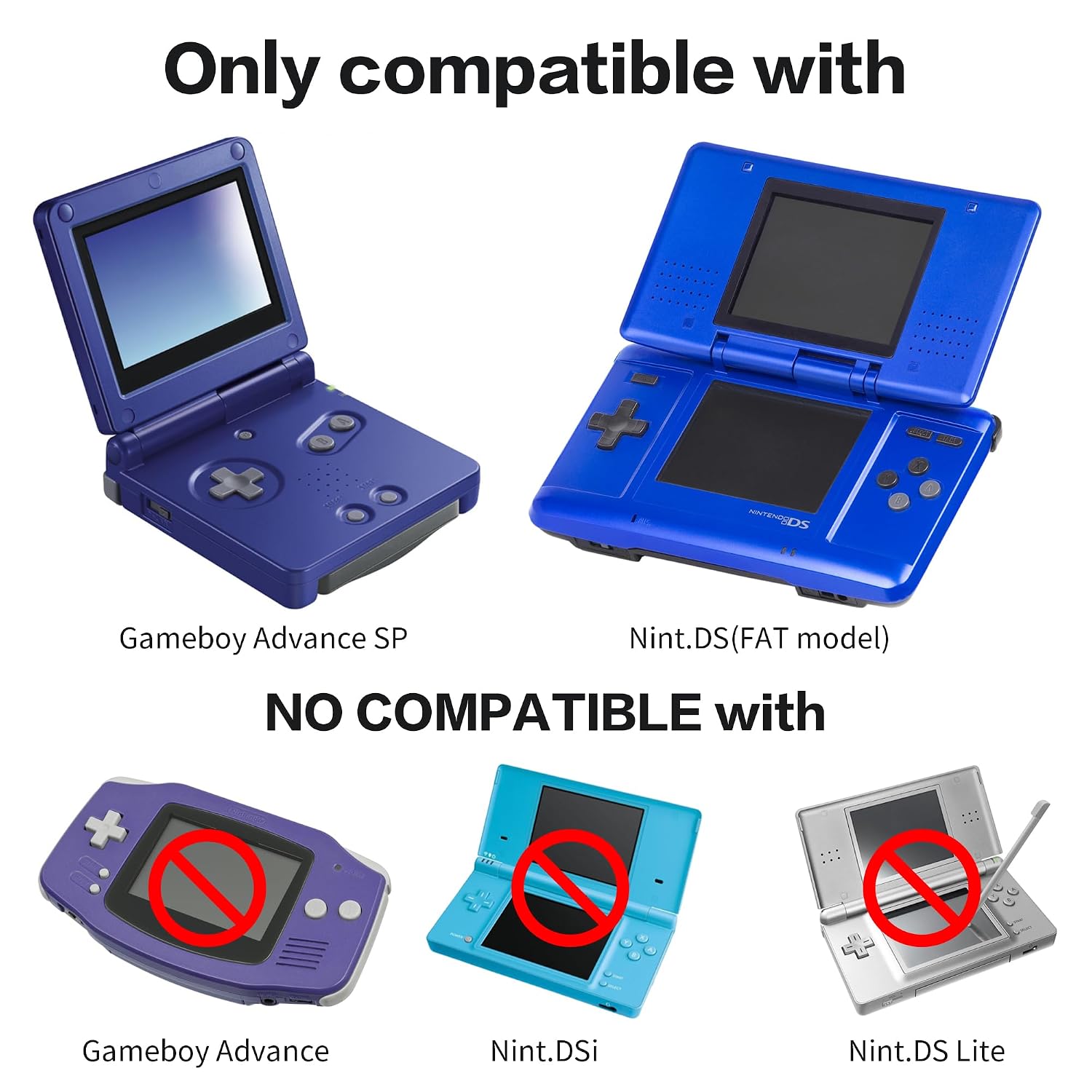 YAODHAOD GBA SP Charger USB Cable, Gameboy Advance sp Charging Cord for Nintendo DS Original Console(NDS)/Game Boy Advance SP USB Power Charger Cable -3.9 ft (2PCS) 5 71+YuCed0PL. SL1500