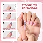 Beetles Jelly Gel Huile Polish ensemble 6 Couleurs Neutre Sheer Blanc laiteux Nu Rose Gel Polish Kit Translucide Trempage au large de Uv Nail Gel Dons de manucure Diy pour filles femmes