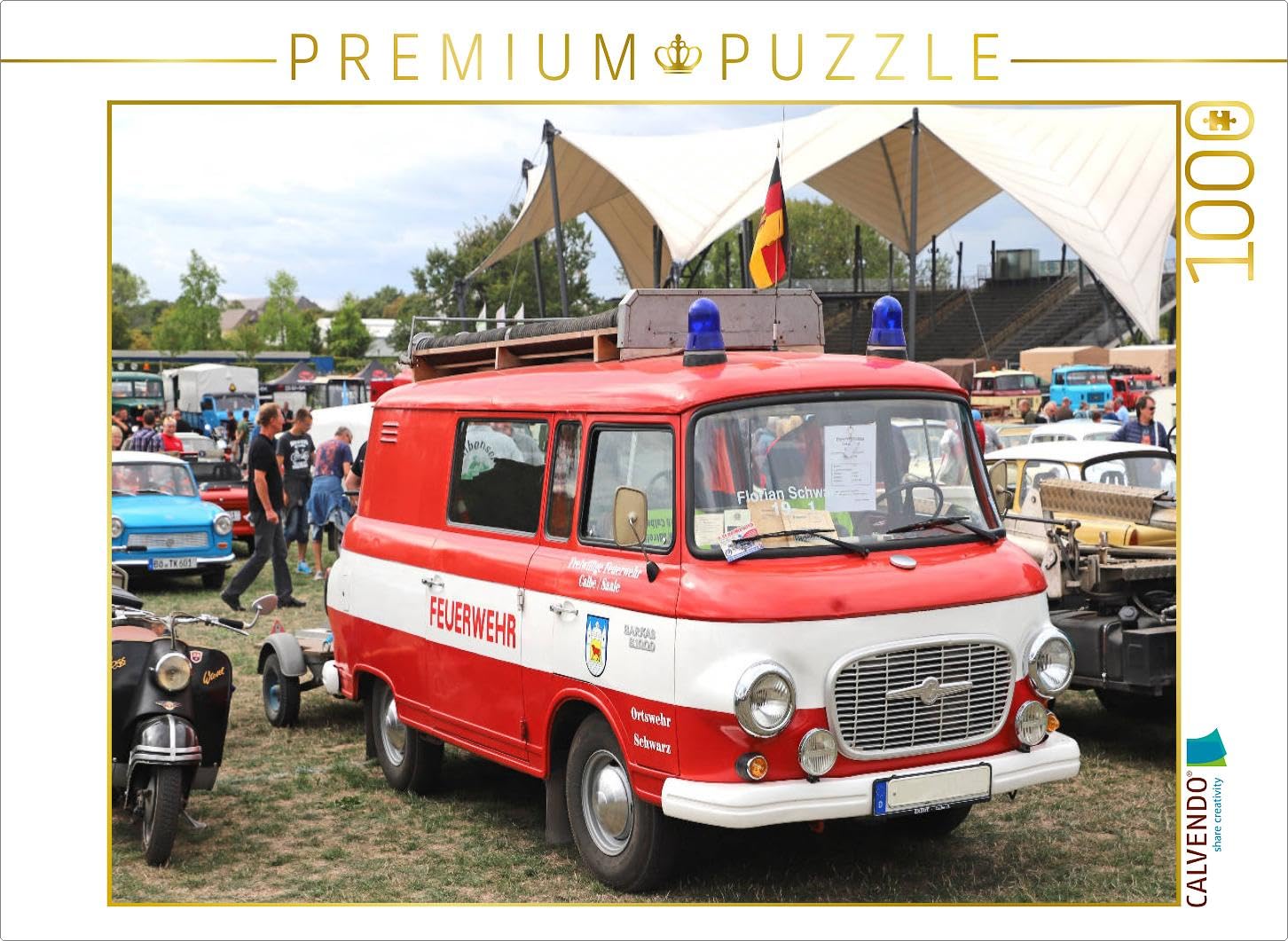 CALVENDO Puzzle Petit Camion d'incendie B1000 1000 Pieces 64 x 48 cm from Fotine