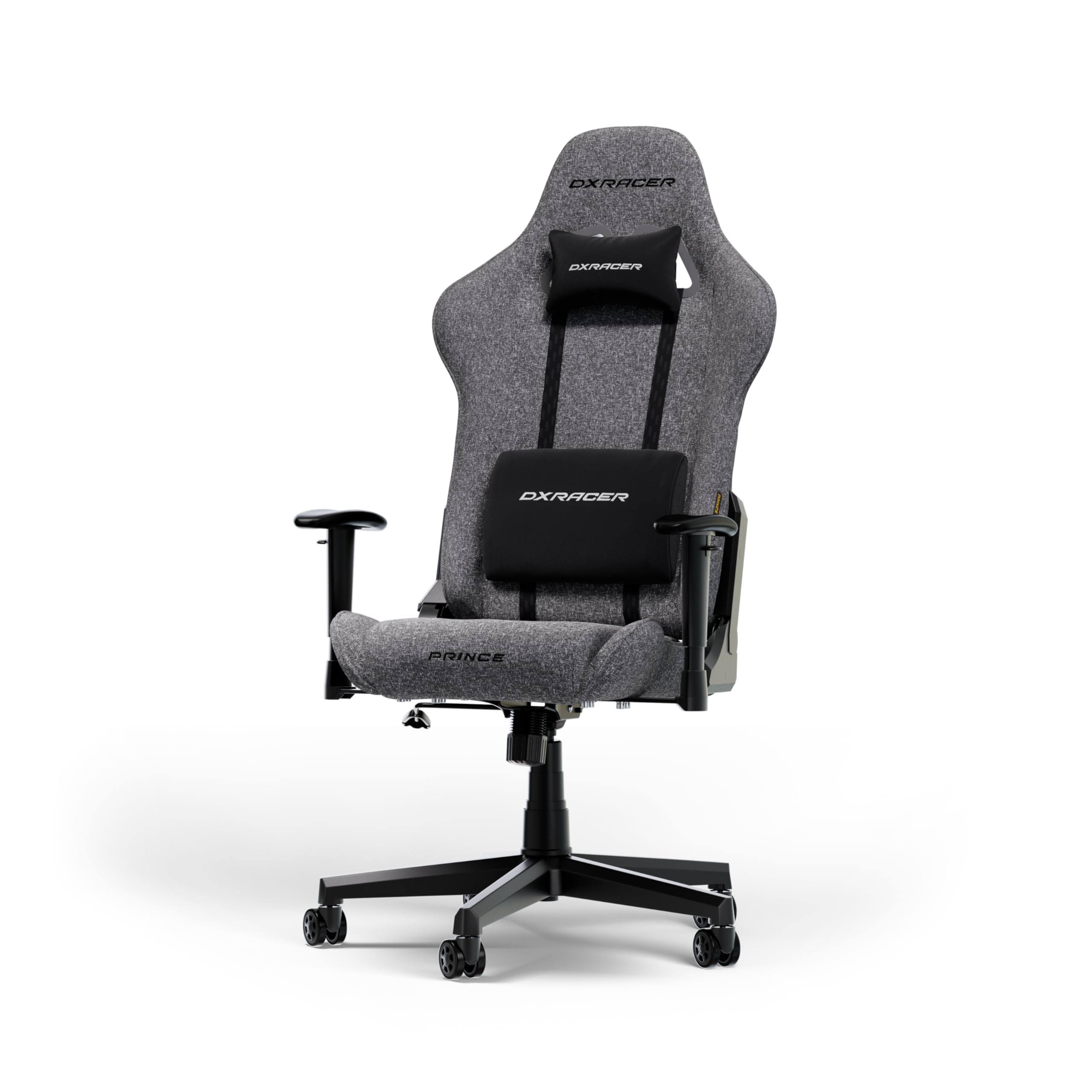 DXRacer PRINCE L Szary Tkanina Oryginalny Fotel Gamingowy