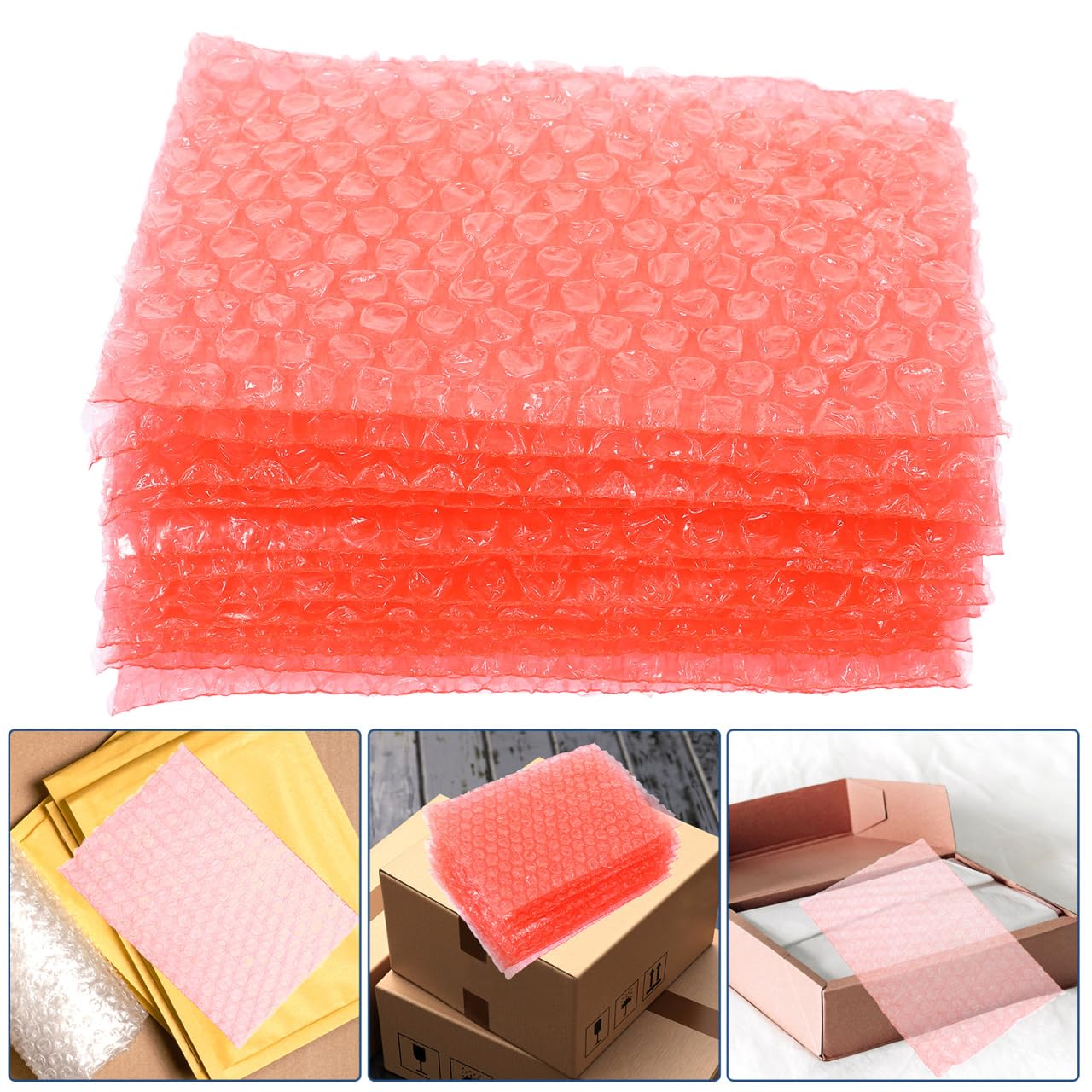 Ciieeo Pochettes À Bulles Antichoc 100 Pièces 5.91X3.94In Sacs D'Emballage Résistants Aux Chocs Pour Expédition Protection Et Stockage Facile À Utiliser