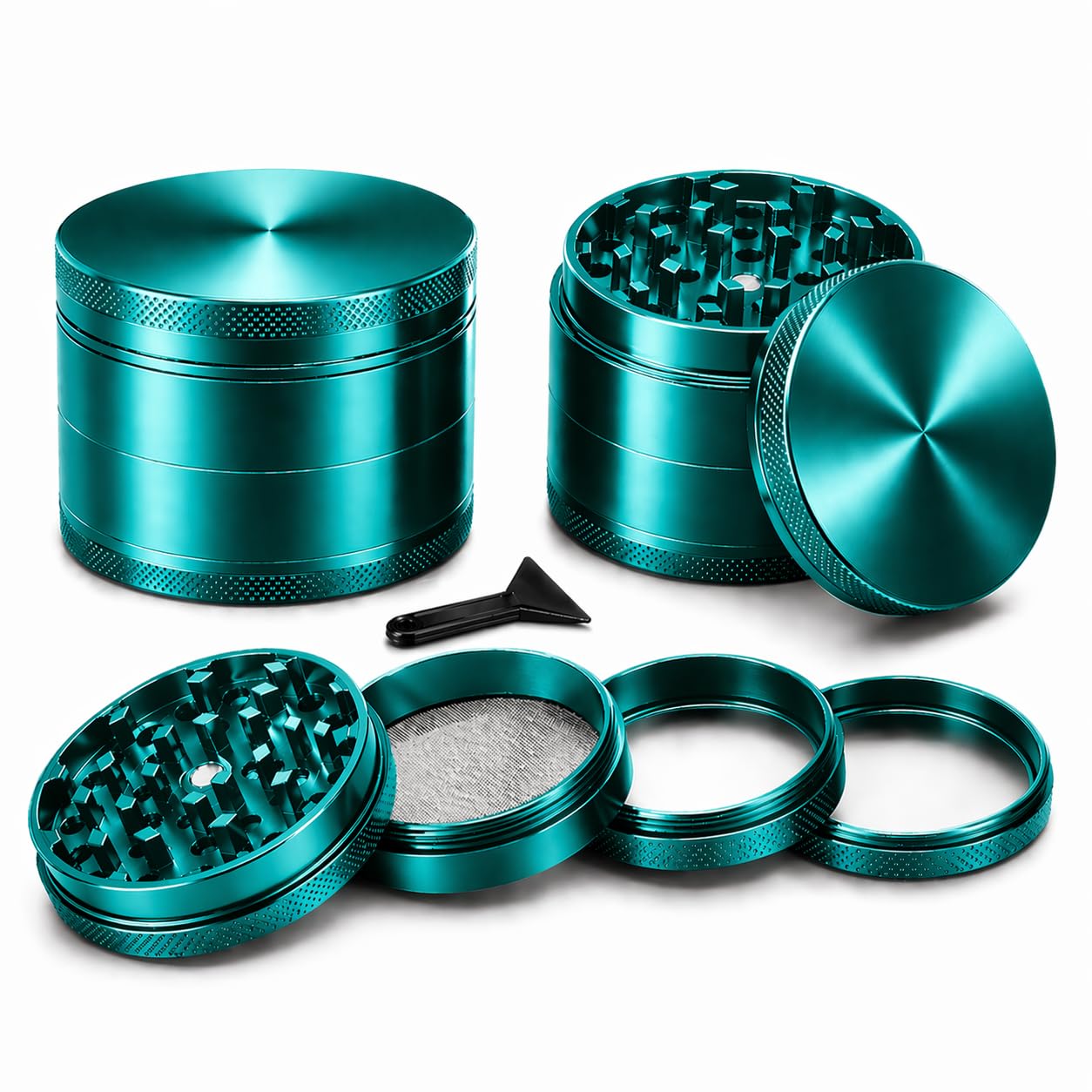 Herb Grinder - Metal Grinder – Premium Zinc Alloy (2,15inches)
