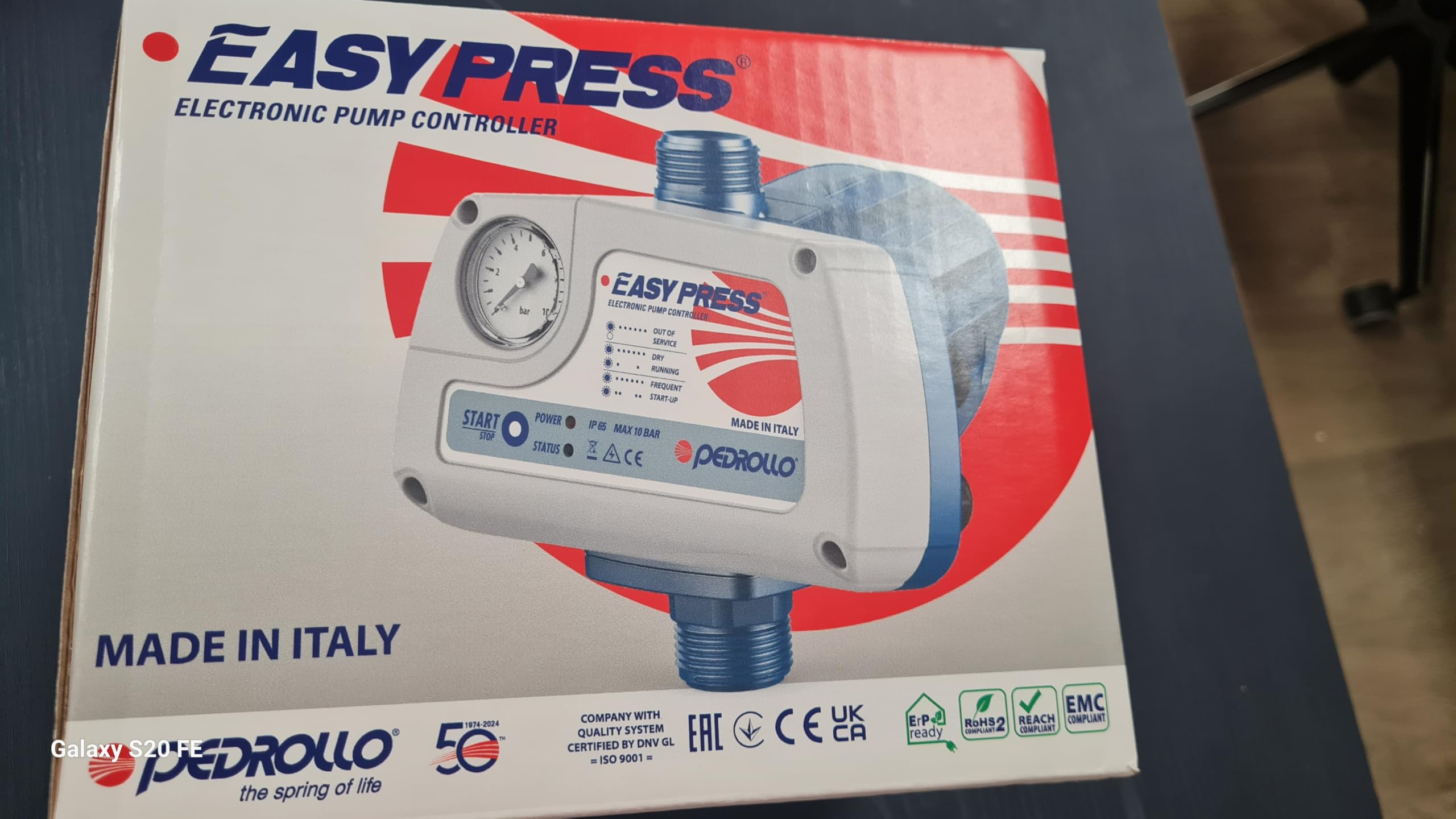 Regolatore elettronico di pressione 1.5Bar 2HP