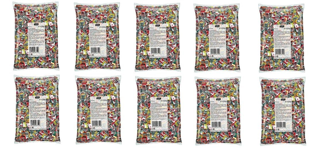 10000er Halloren Böhme Boehme Fruchtkaramellen weich 22,2kg Fasching Karneval Wurfmaterial Karamellen + Space Riegel voon Onlineshop Bormann
