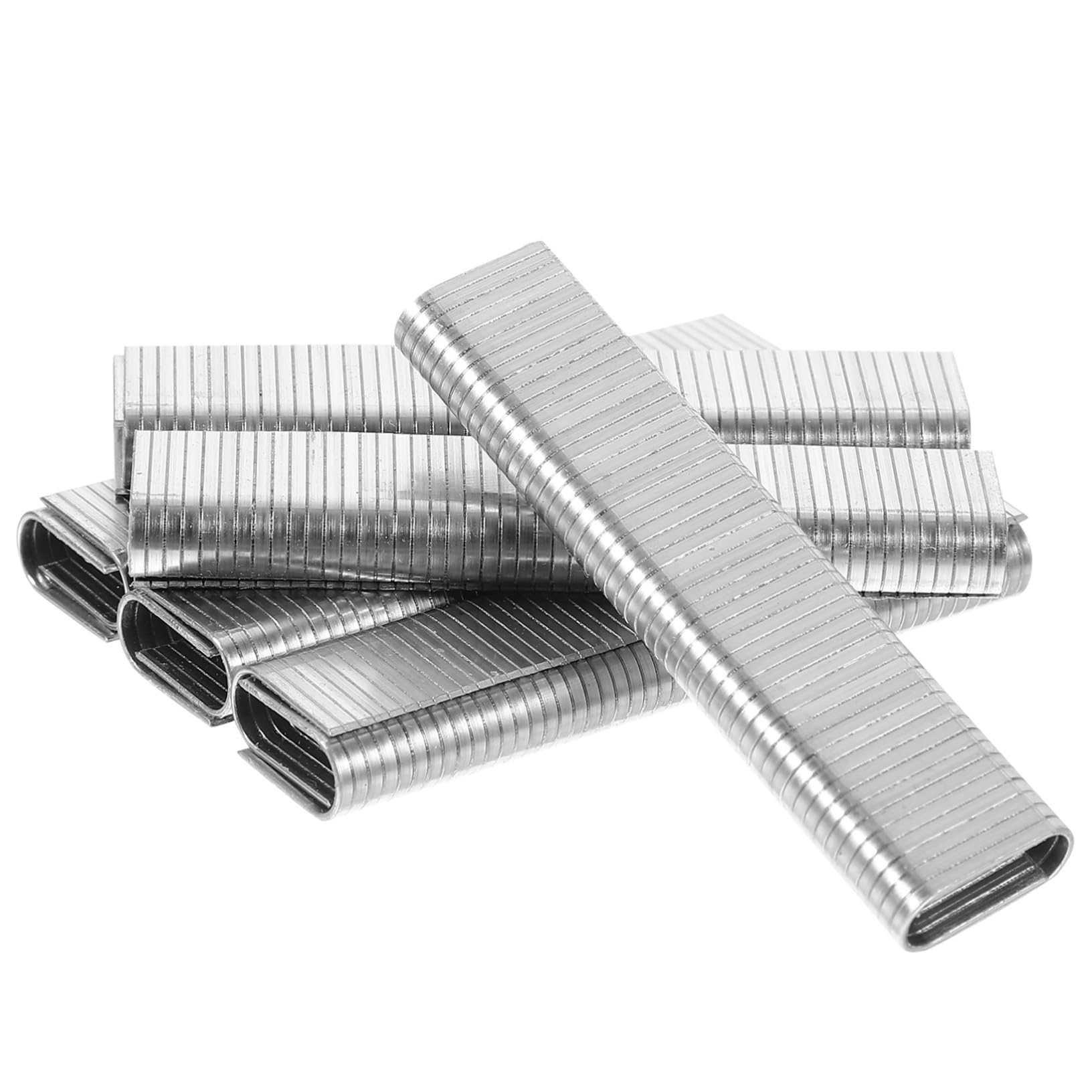 Housoutil 1000pcs Code Nail Pneumatic Stapler Staples Small Staples Pneumatic Staples Woodworking Staples Metal